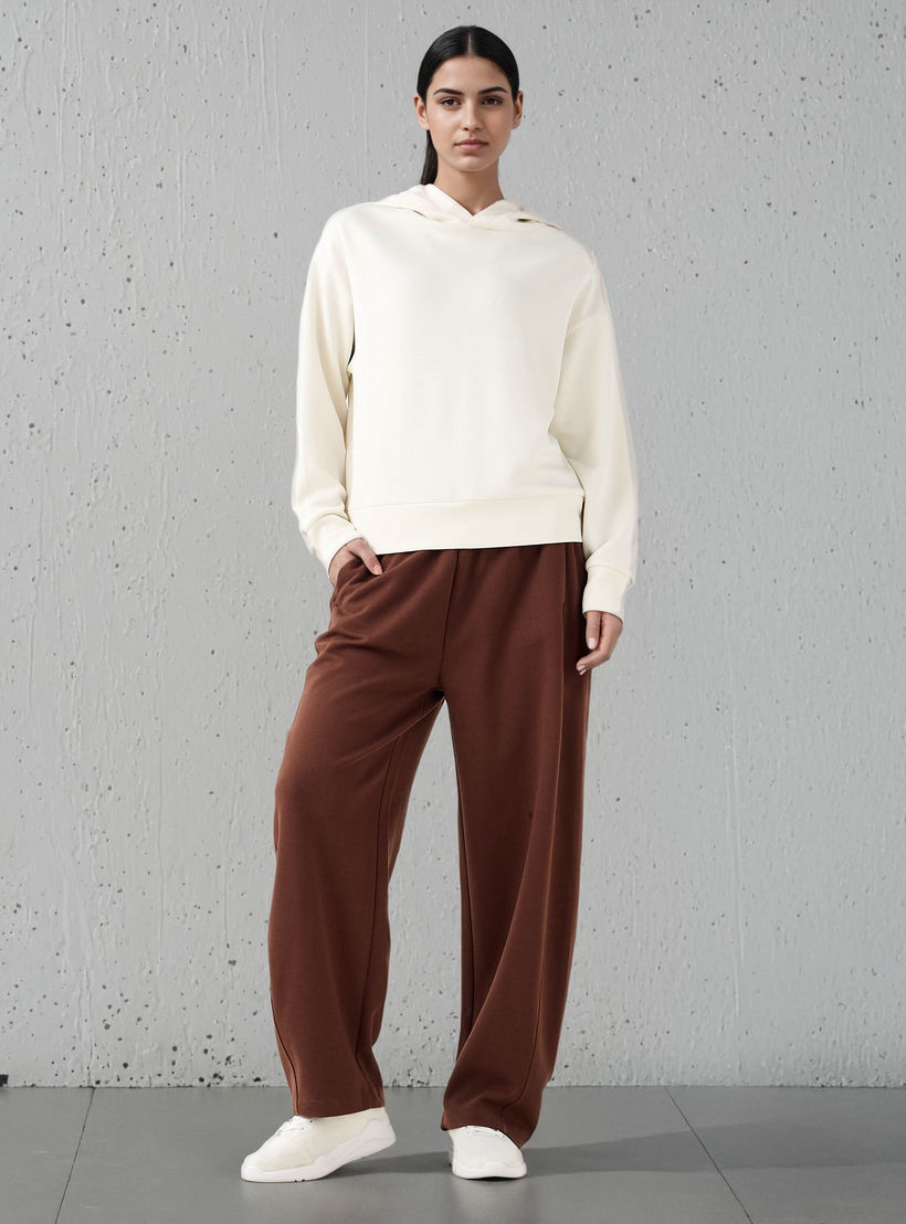 هودي ناعم الملمس بحافة واسعة-women-winterwear-hoodiesandsweatshirts-hoodies-image-2