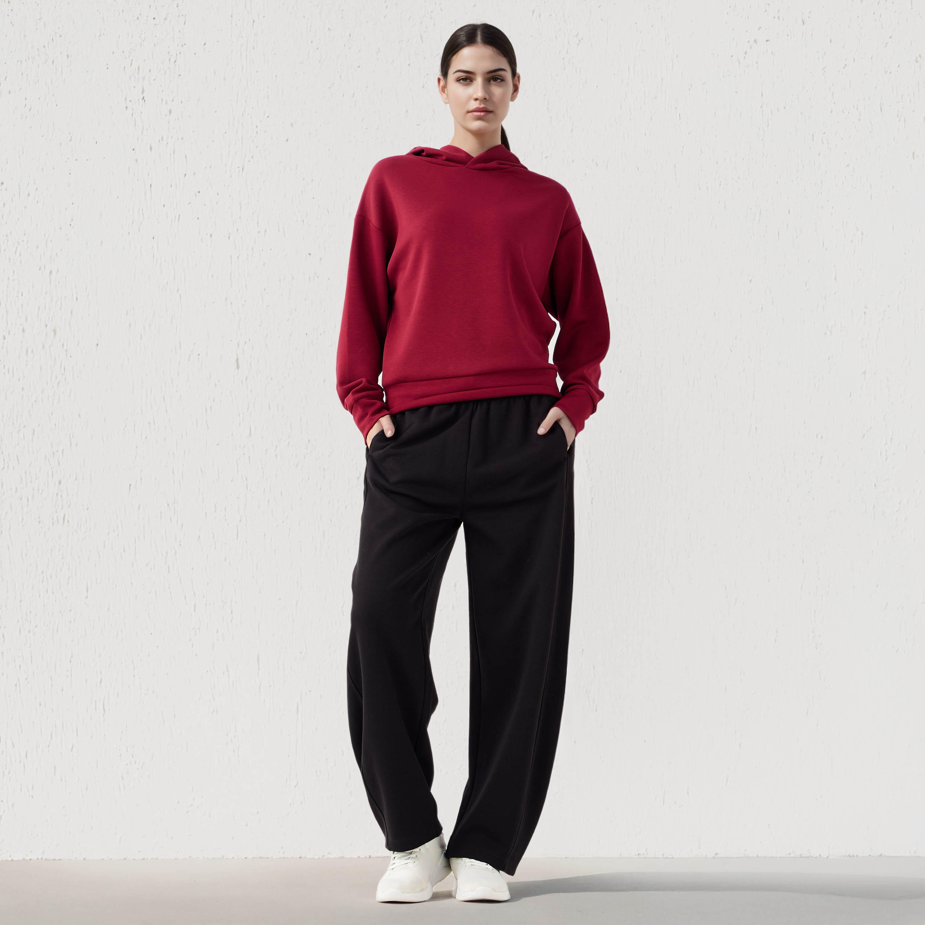 Soft Touch Hoodie with Wide Hem-women-winterwear-hoodiesandsweatshirts-hoodies-image-2