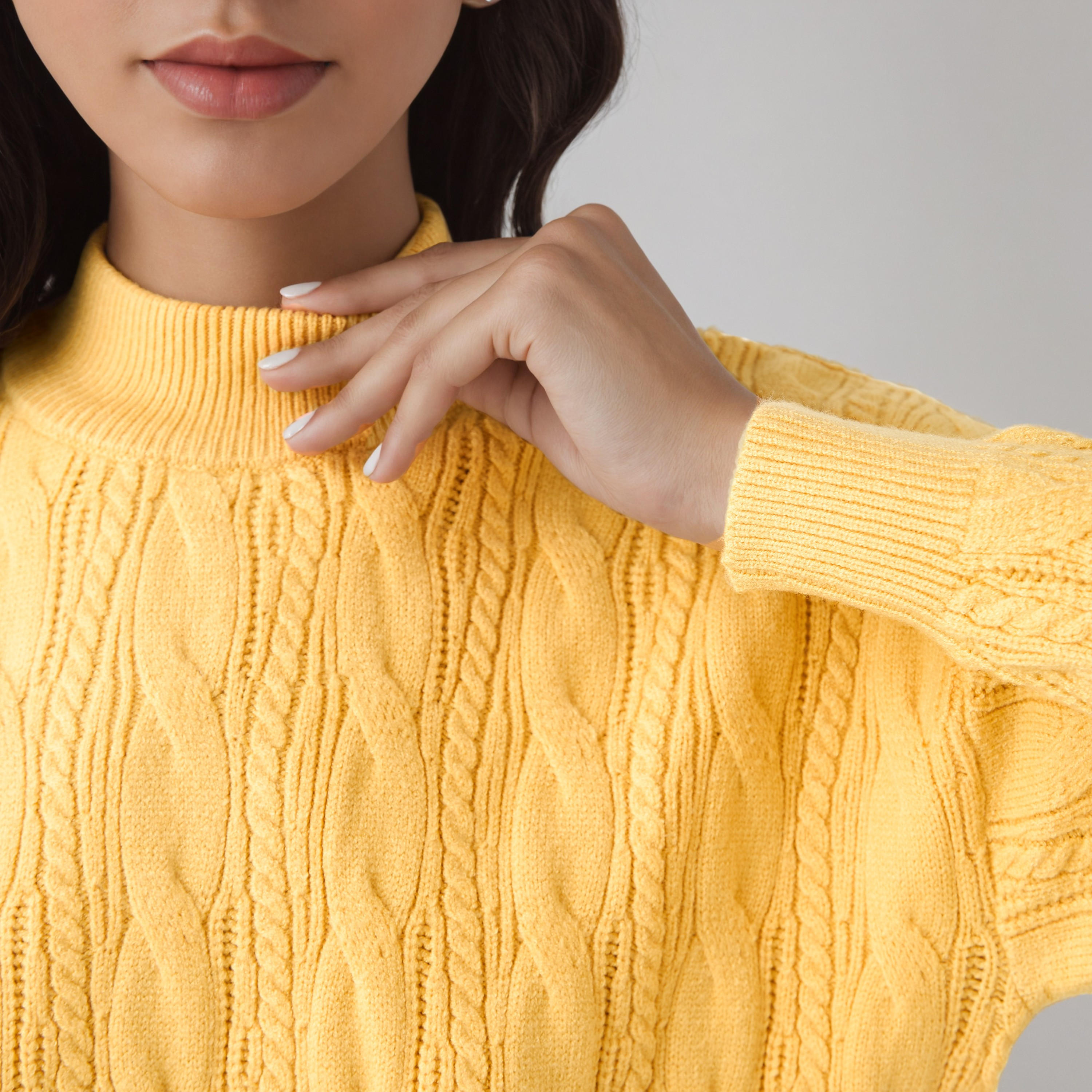 Cable Knit Boxy Sweater with Long Sleeves-women-clothing-cardigansandjumpers-jumpers-image-4