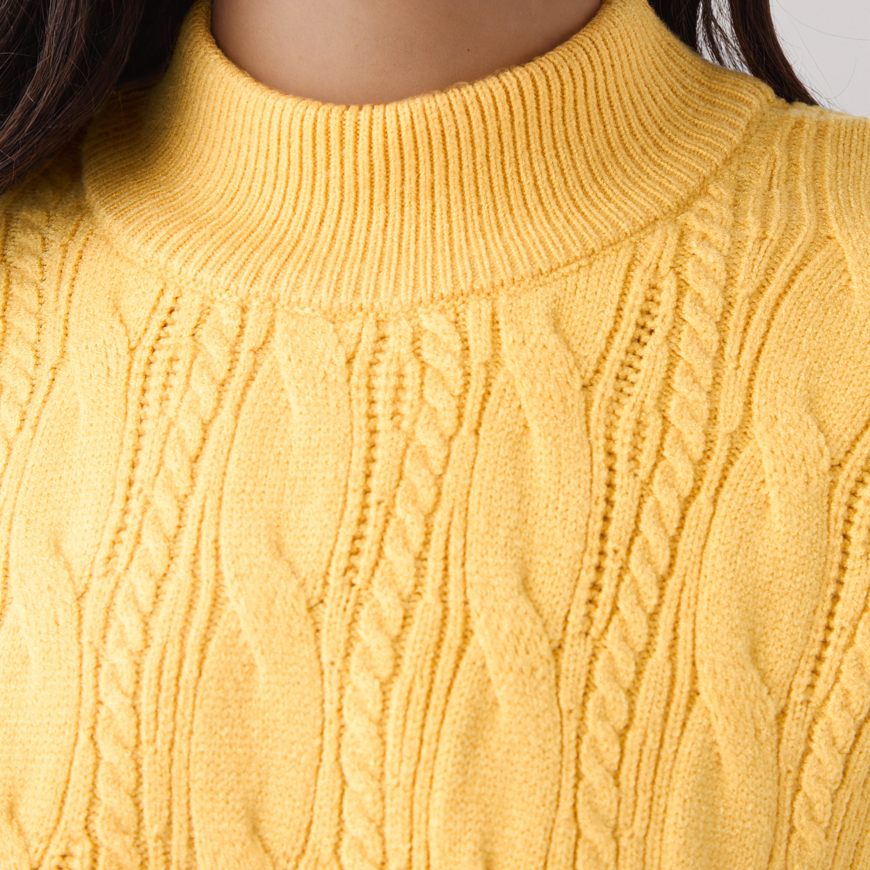 Cable Knit Boxy Sweater with Long Sleeves-women-clothing-cardigansandjumpers-jumpers-image-5