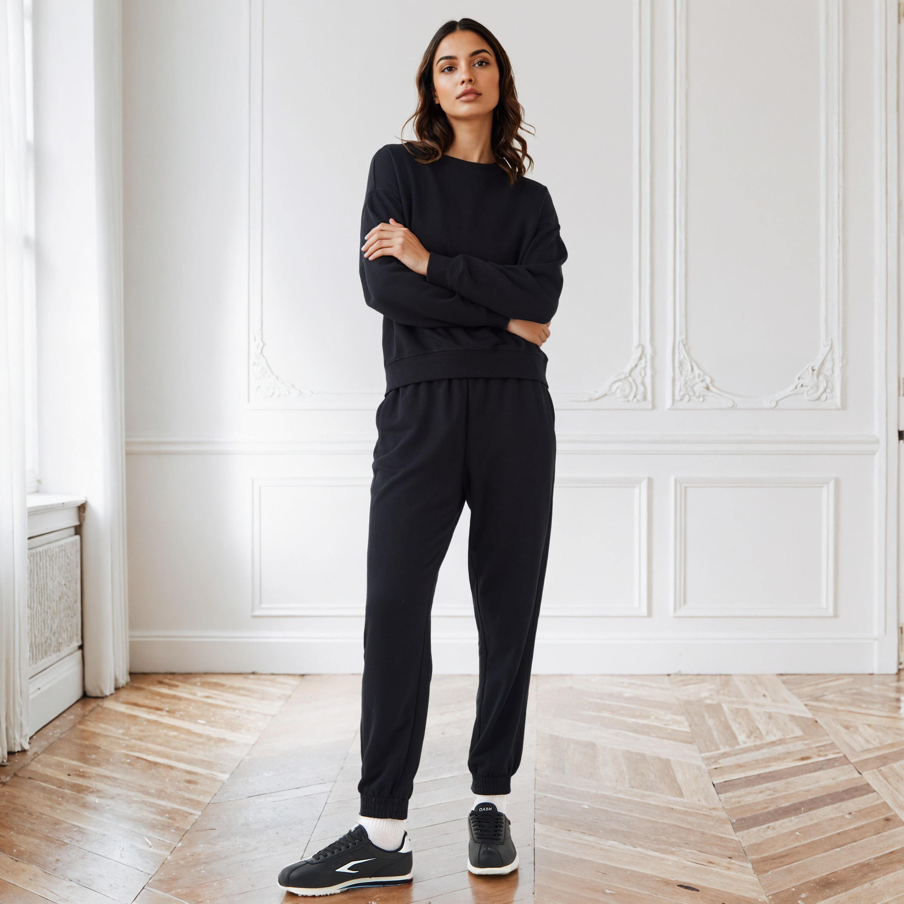 Relaxed Fit Sweatshirt-women-winterwear-hoodiesandsweatshirts-sweatshirts-image-2