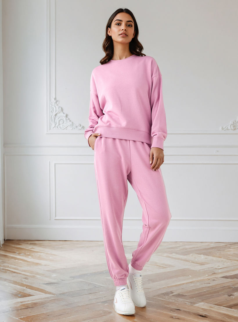 سويت شيرت بقصة مريحة-women-winterwear-hoodiesandsweatshirts-sweatshirts-image-4