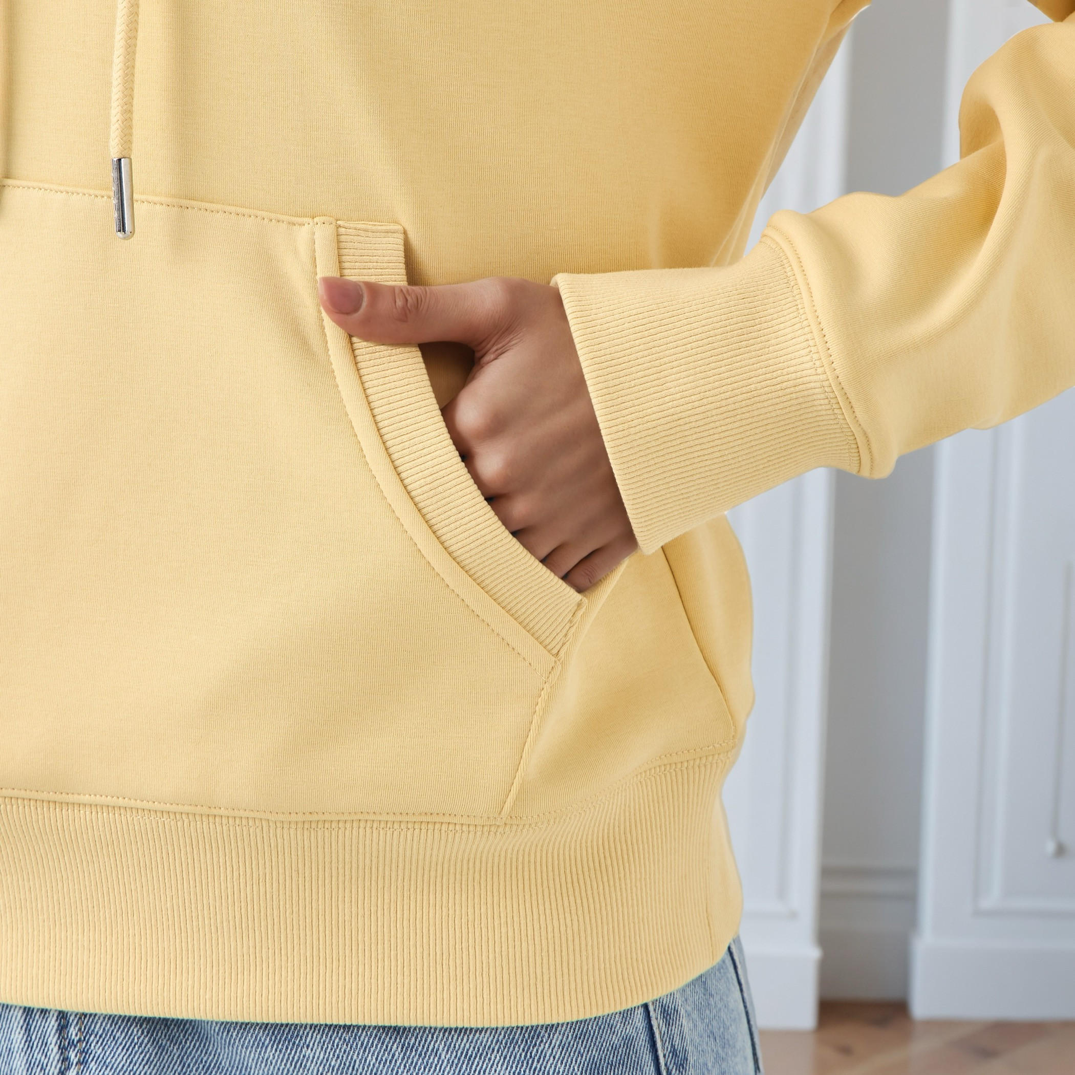 Rope Drawcord Hoodie with Kangaroo Pockets-women-winterwear-hoodiesandsweatshirts-hoodies-image-5