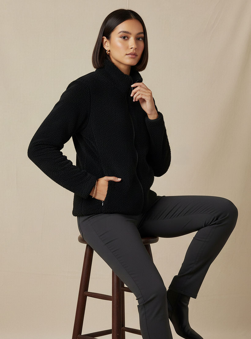 جاكيت بوليستر ببطانة شيربا-women-winterwear-coatsandjackets-jackets-image-5