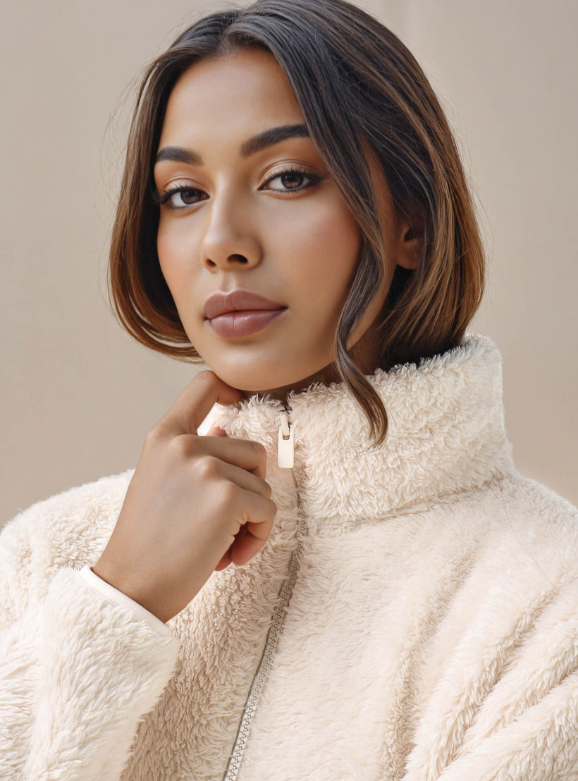 جاكيت بوليستر ببطانة شيربا-women-winterwear-coatsandjackets-jackets-image-3