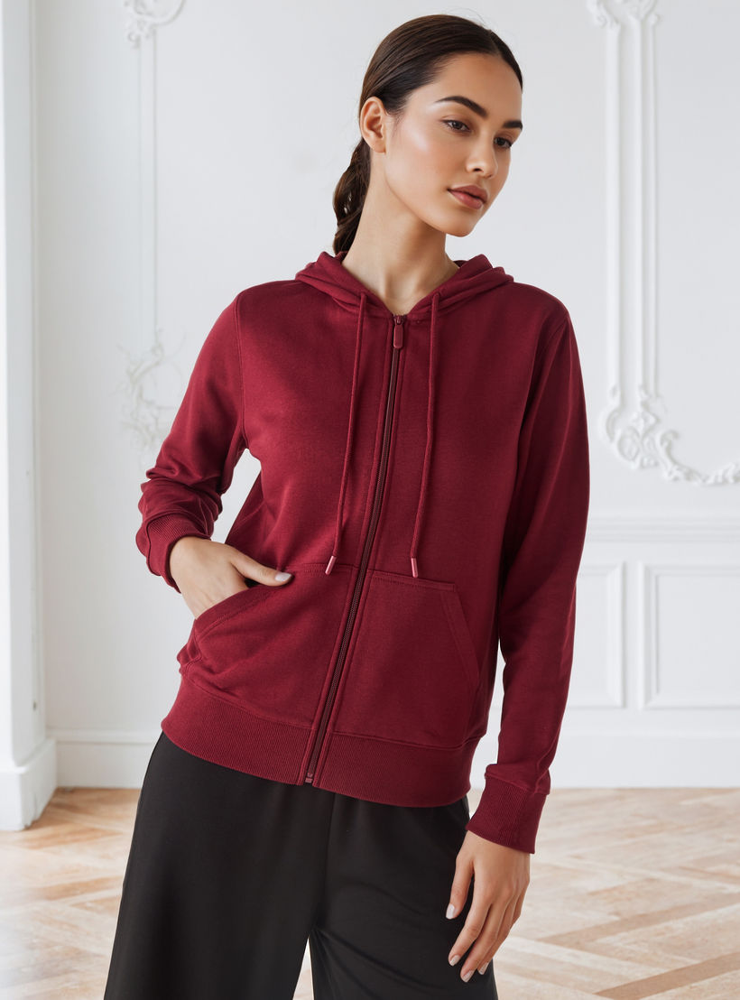 Hoodie with Kangaroo Pockets-women-winterwear-hoodiesandsweatshirts-hoodies-image-1