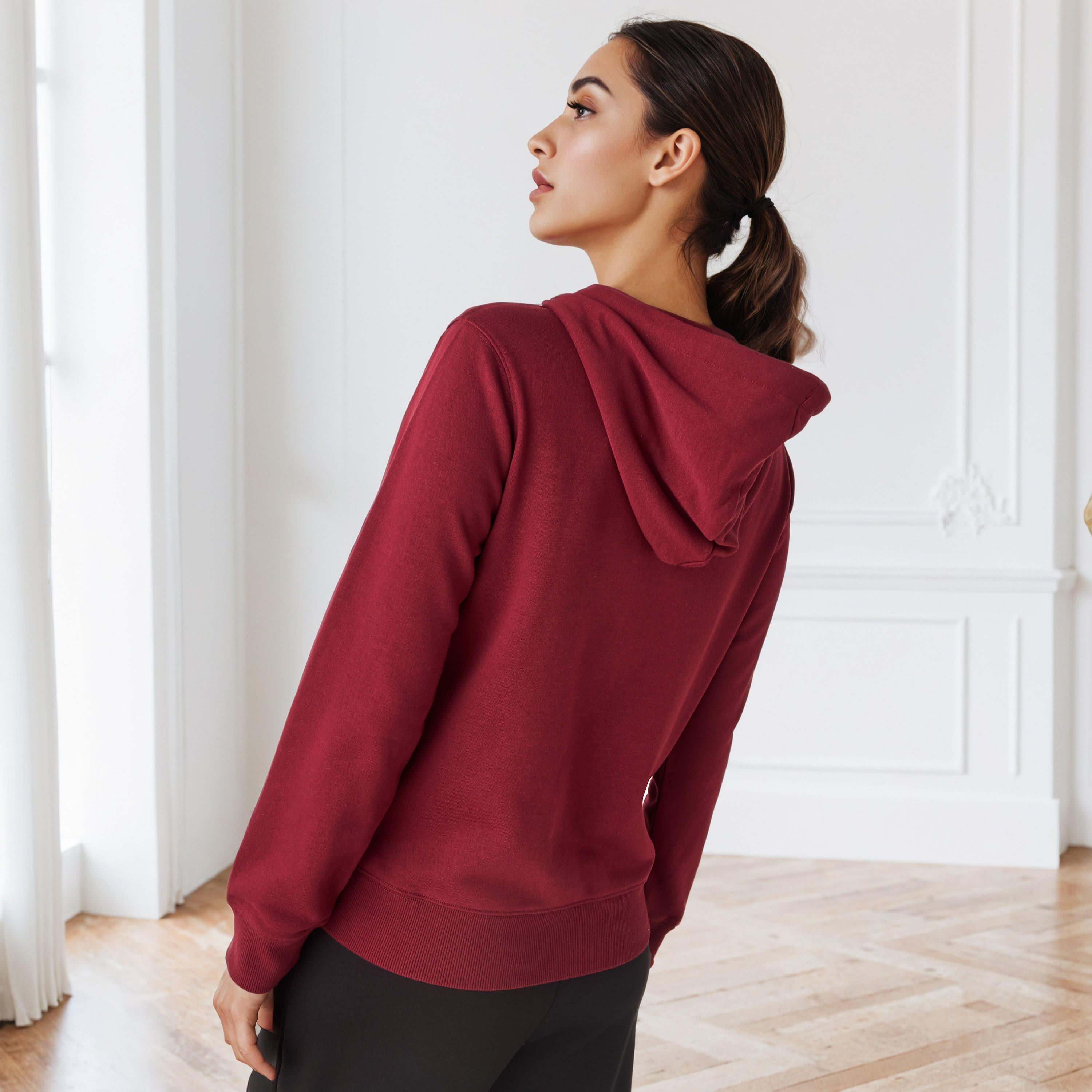 Hoodie with Kangaroo Pockets-women-winterwear-hoodiesandsweatshirts-hoodies-image-4