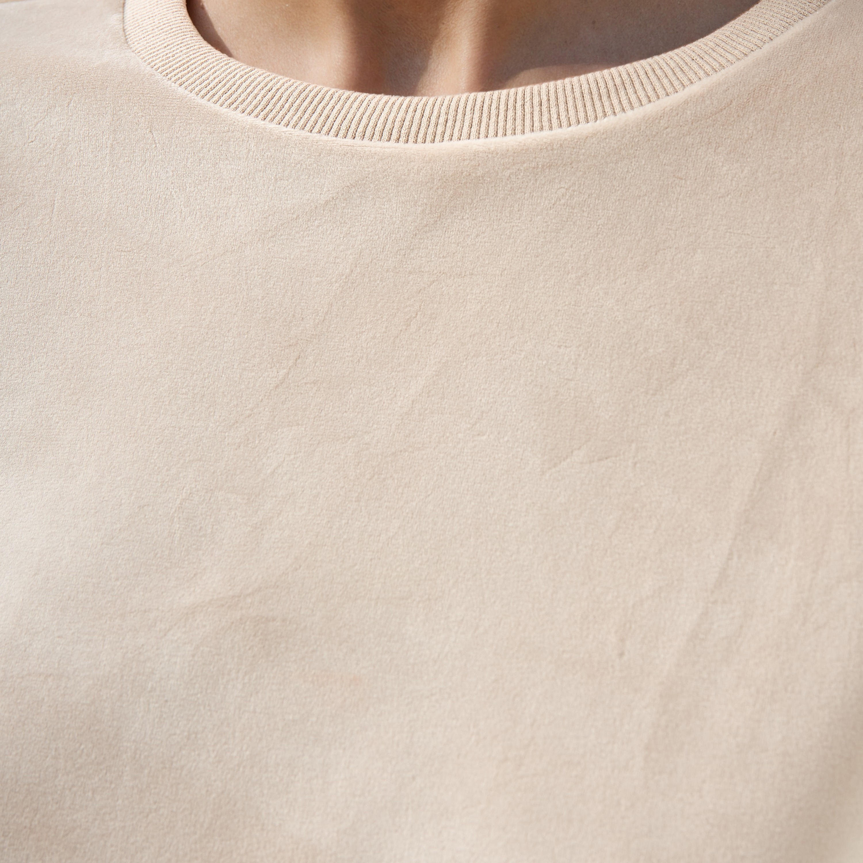 Regular Fit Velour Sweatshirt-women-winterwear-hoodiesandsweatshirts-sweatshirts-image-5