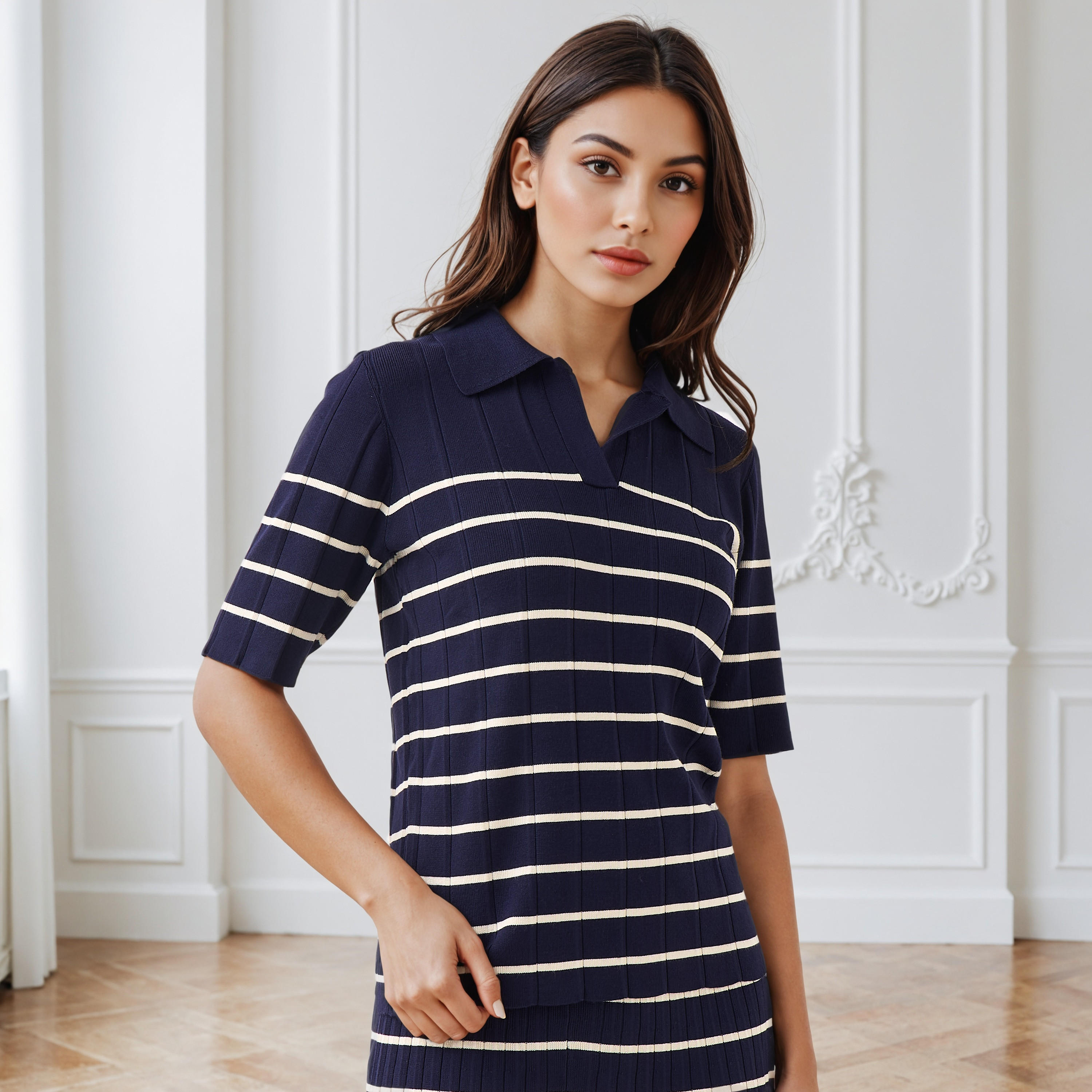 Striped Polo Jumper-women-clothing-cardigansandjumpers-jumpers-image-1