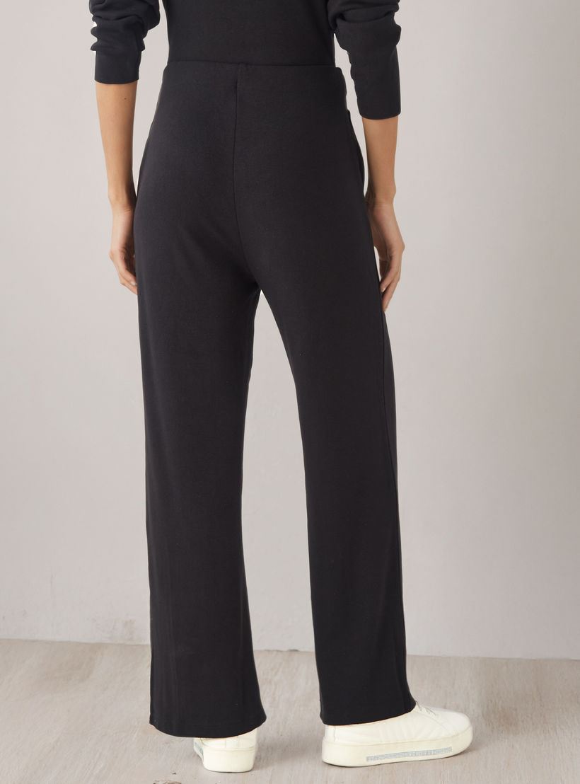 Wide Leg Flexi Waist Track Pants-women-clothing-bottoms-joggers-image-3