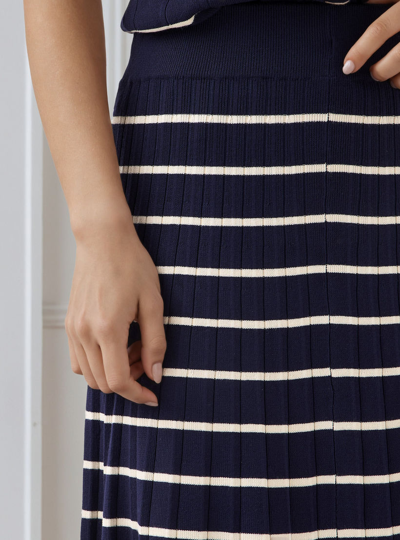Midi Striped Skirt with Pleat Detail-women-clothing-bottoms-skirts-image-5