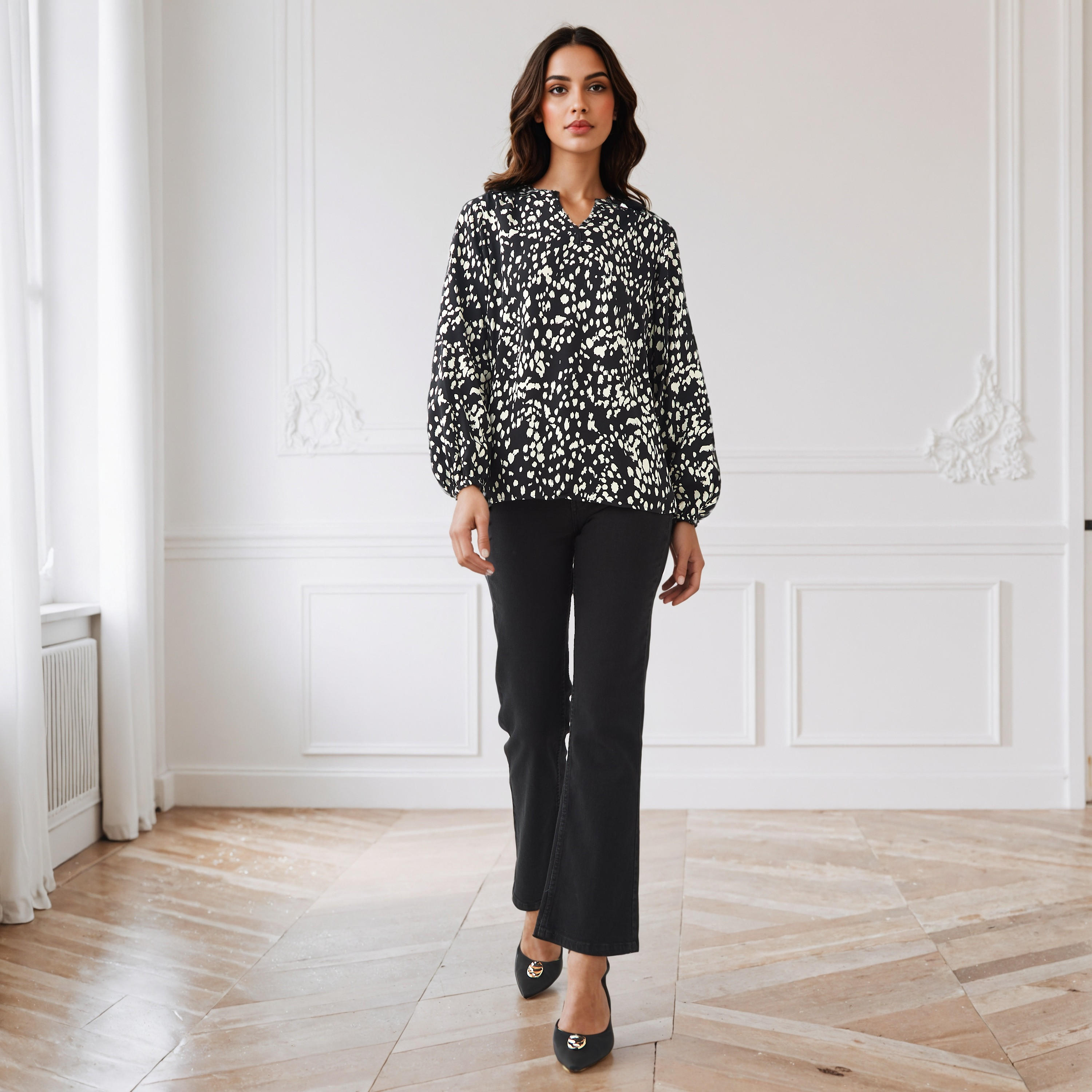 بلوزة بياقة عادية وطبعات-women-clothing-shirtsandblouses-blouses-image-4