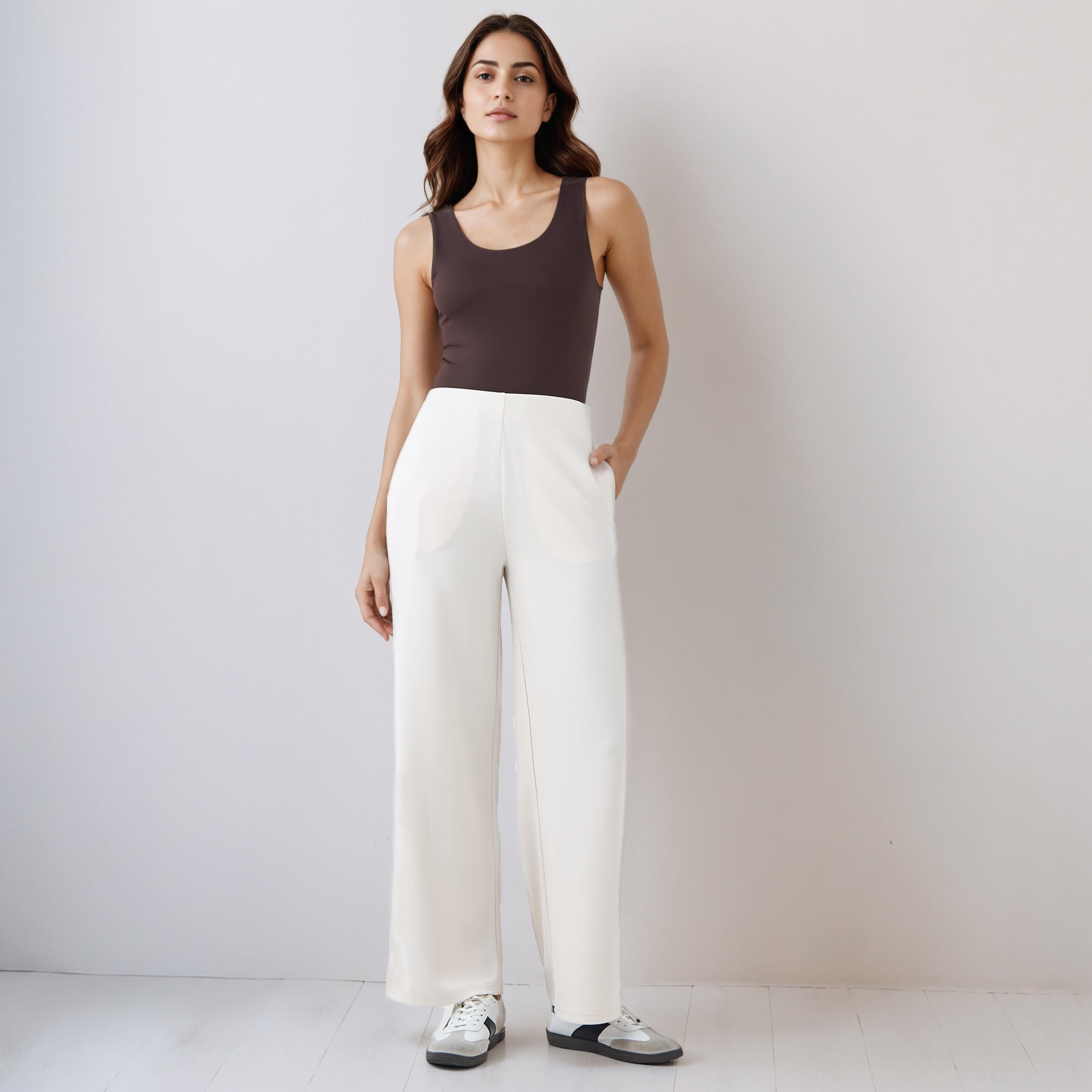 Flexi Waist Palazzo Pants with Pockets-women-clothing-bottoms-trousers-image-2