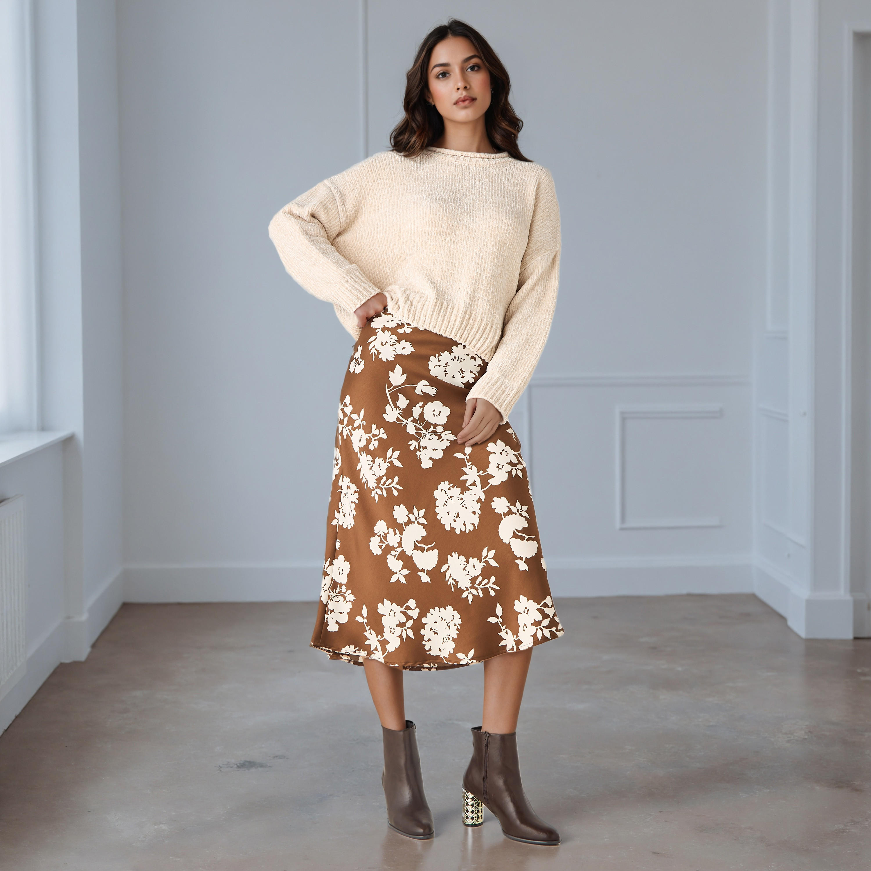 Textured Drop Shoulder Chanille Sweater-women-clothing-cardigansandjumpers-jumpers-image-2