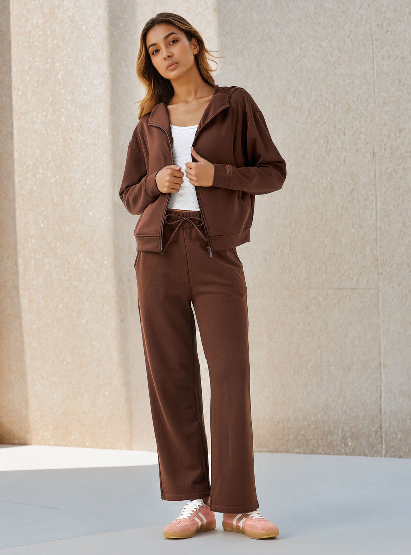 Flexi Waist Track Pants with Pockets-women-clothing-bottoms-joggers-image-2