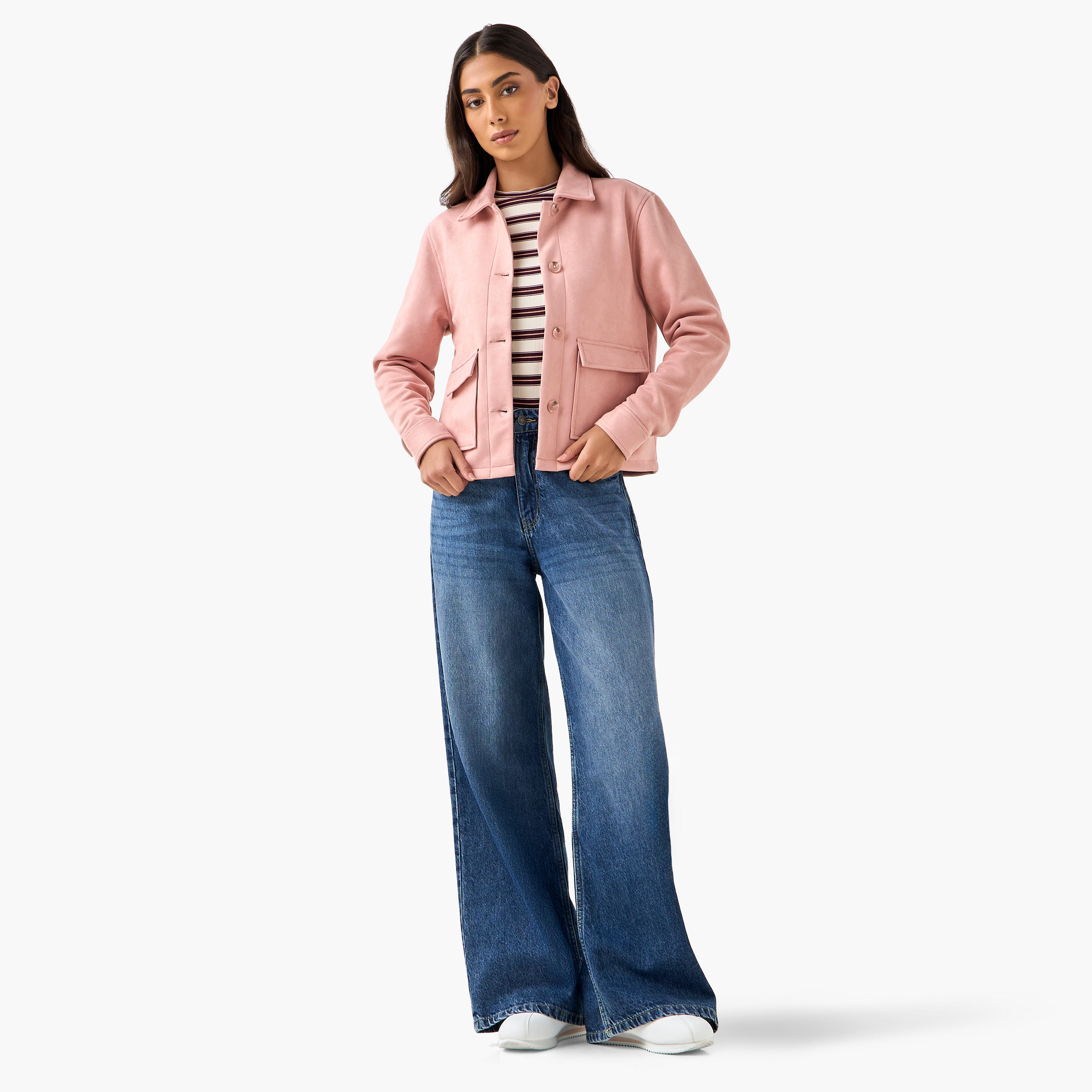 Regular Shacket with Pockets-women-winterwear-coatsandjackets-jackets-image-2