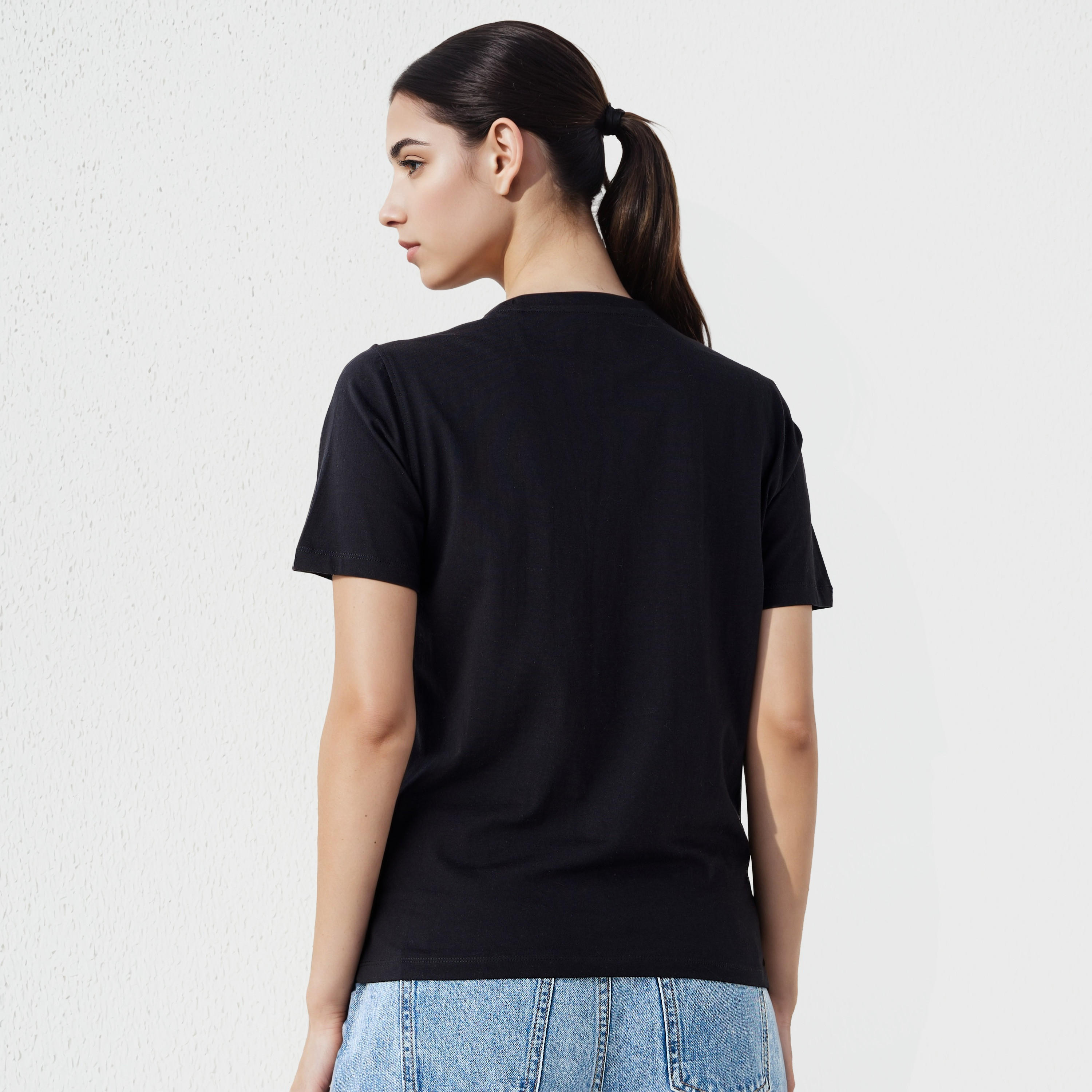 T-shirt with Floral Print Cotton-women-clothing-tshirts-image-3