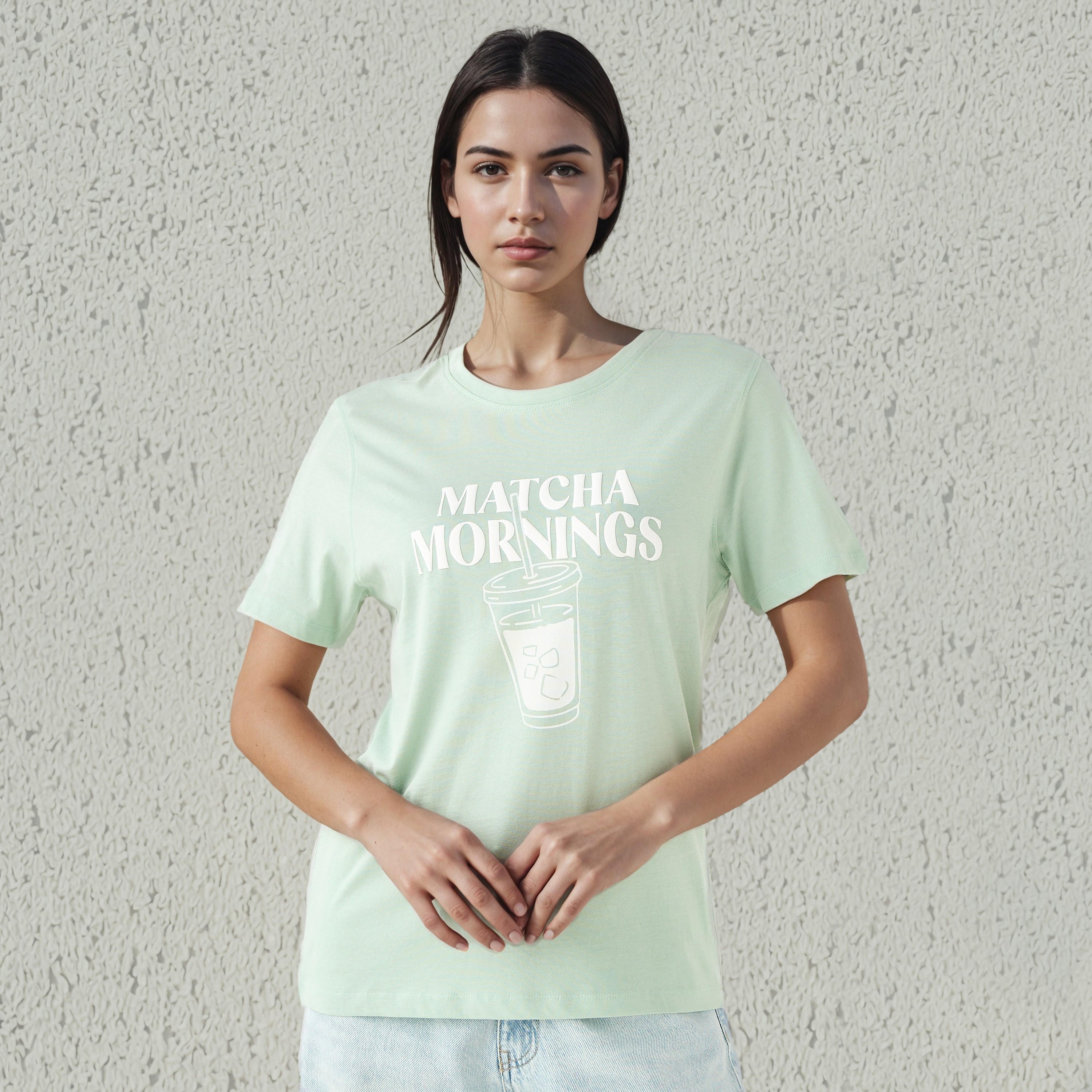 Regular Fit T-shirt with Graphic Print Cotton-women-clothing-tshirts-image-1
