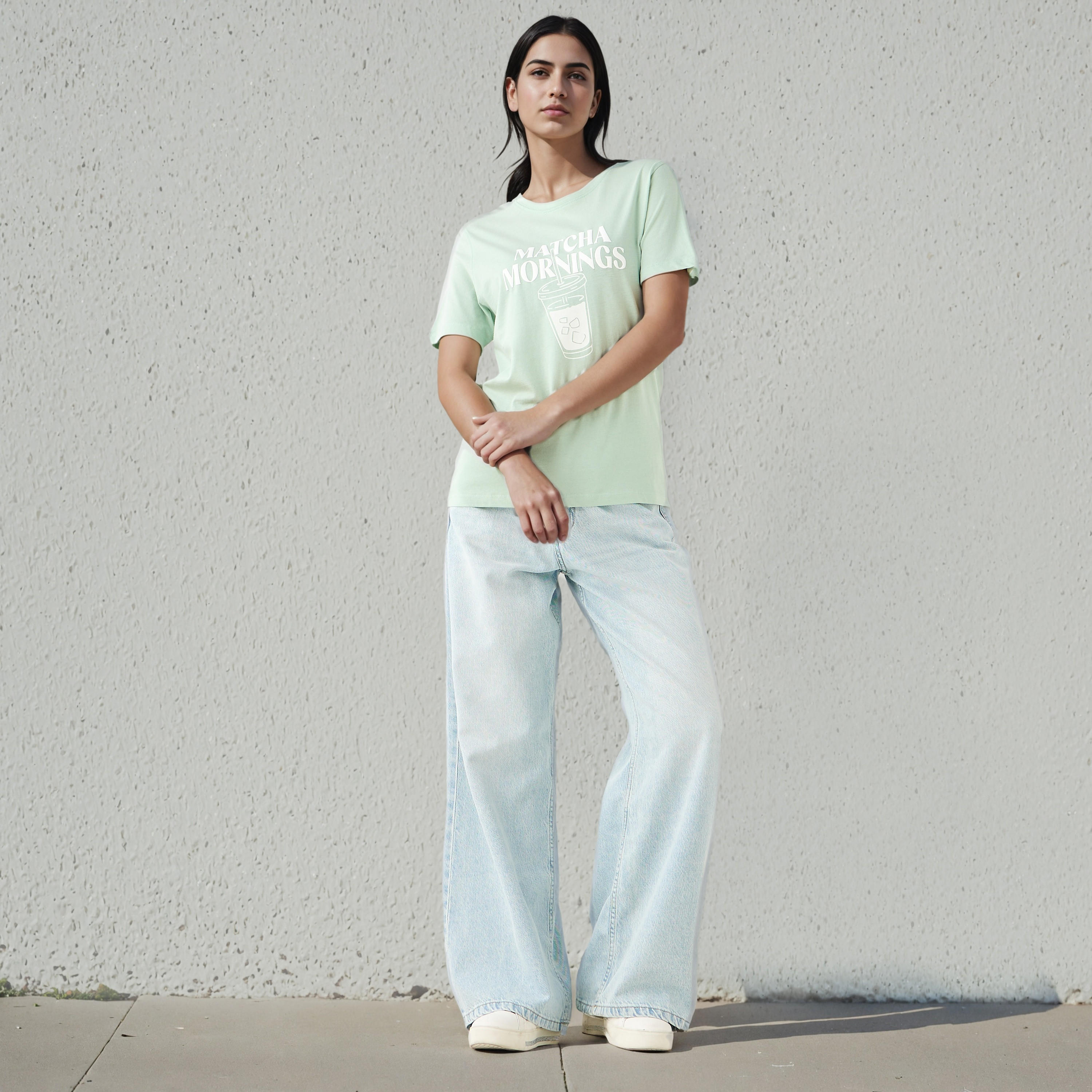 Regular Fit T-shirt with Graphic Print Cotton-women-clothing-tshirts-image-2