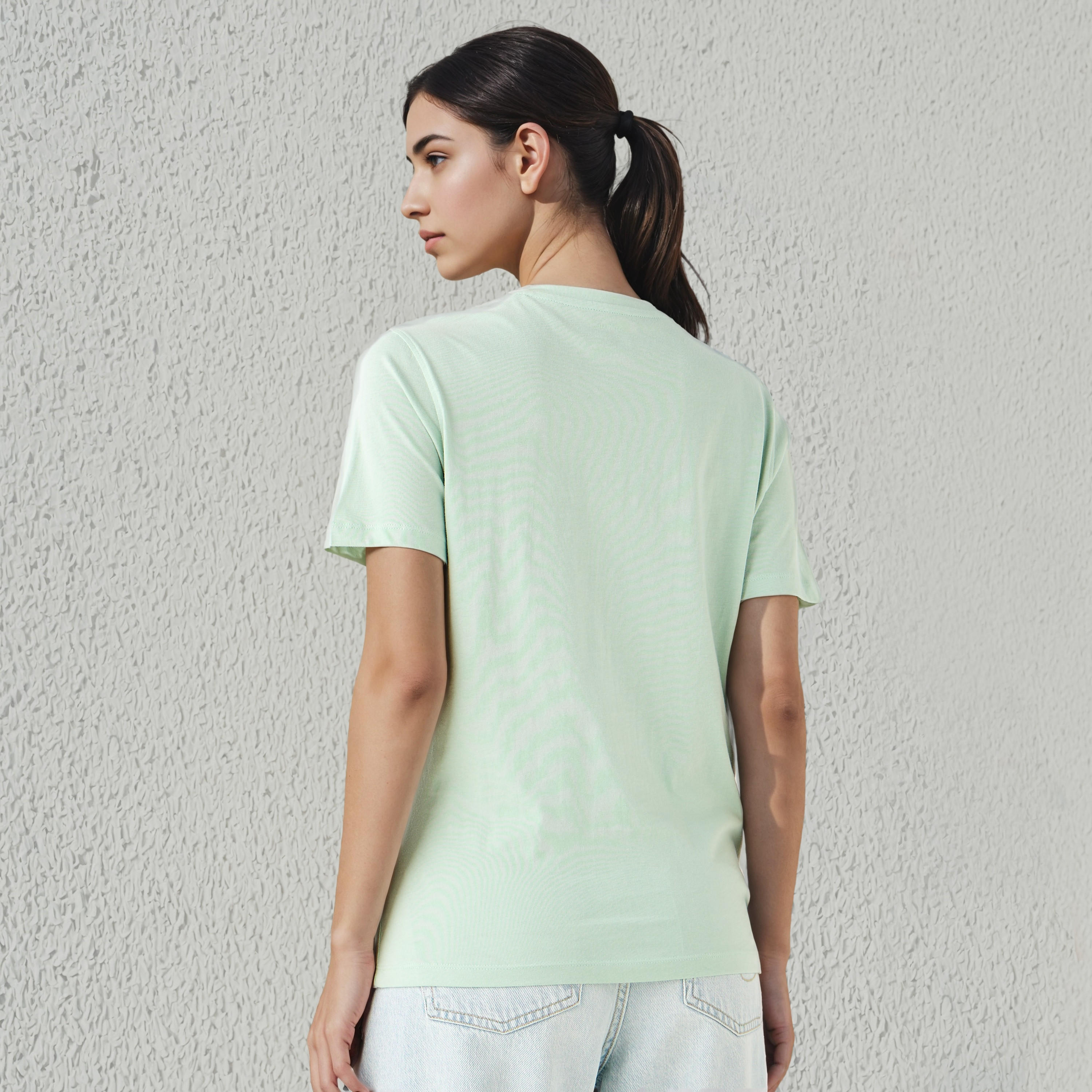 Regular Fit T-shirt with Graphic Print Cotton-women-clothing-tshirts-image-3