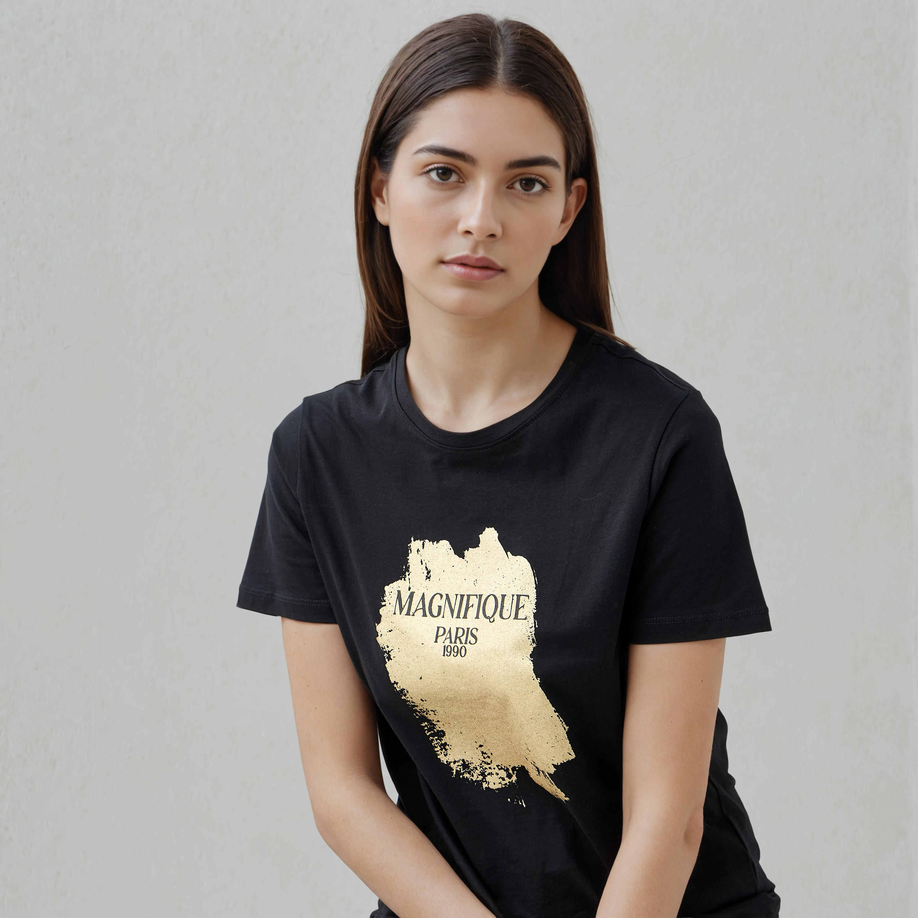تيشيرت بياقة ضيقة وطبعات-women-clothing-tshirts-image-2