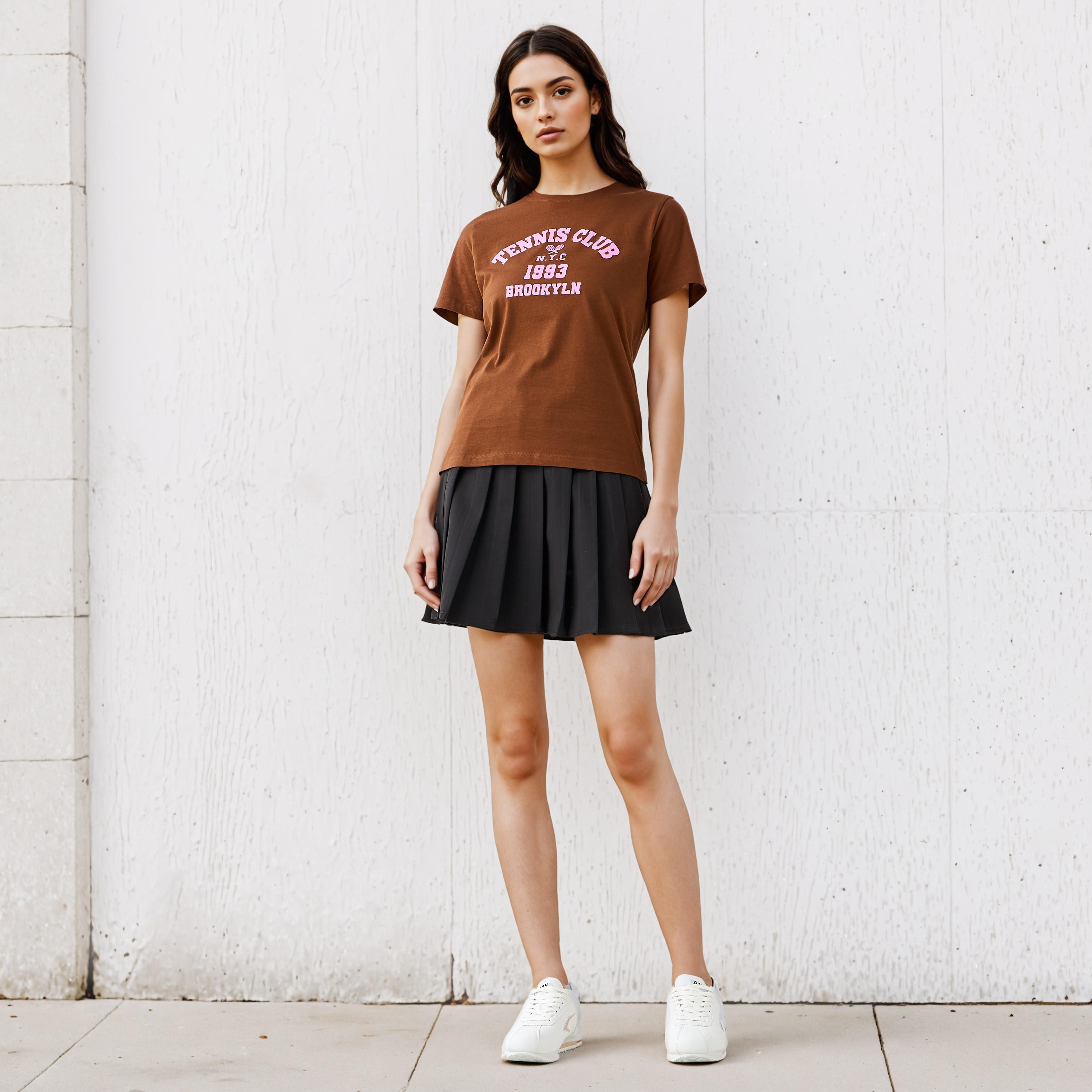 تيشيرت بياقة ضيقة وطبعات-women-clothing-tshirts-image-4