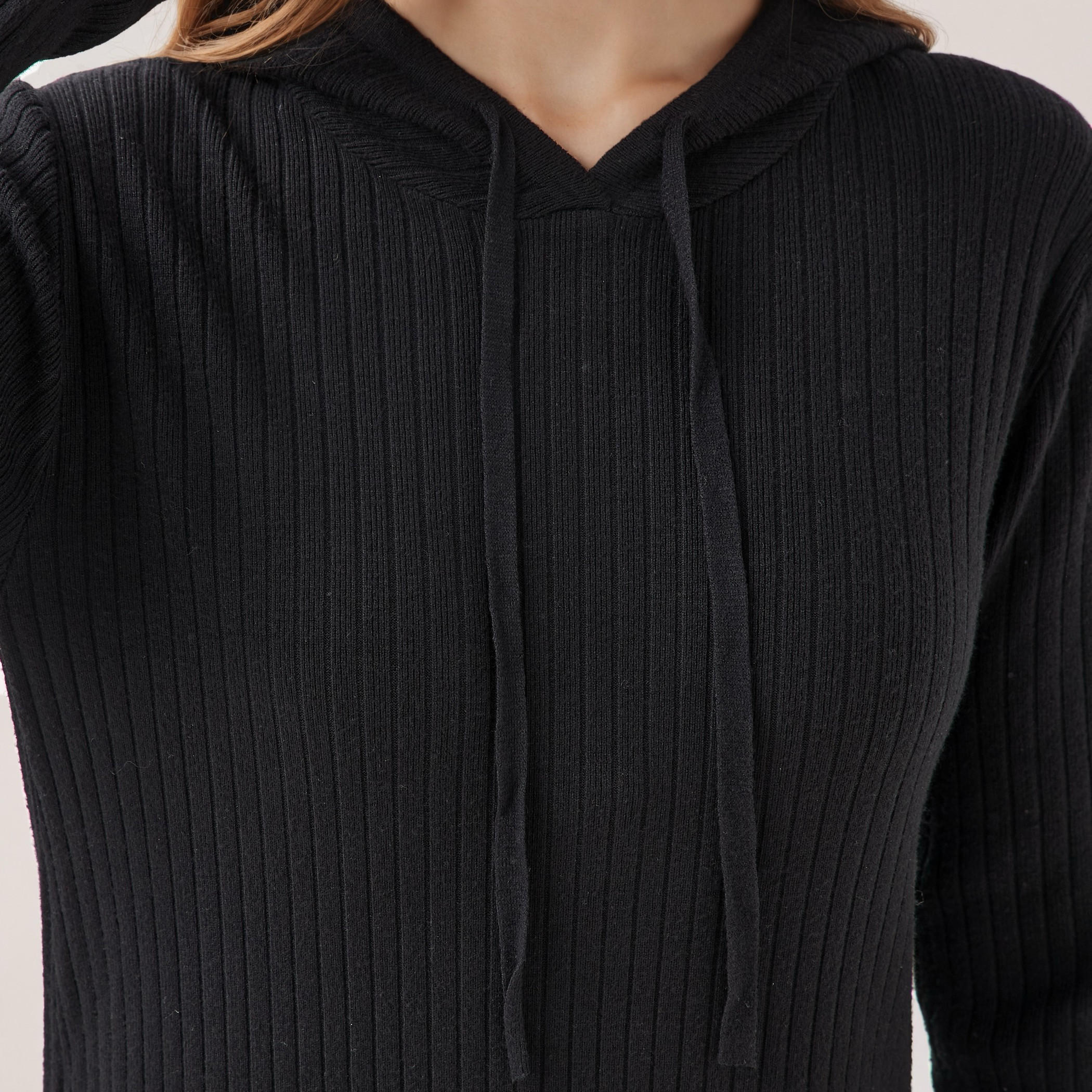 A-line Midi Dress with Hood-women-clothing-dresses-image-5