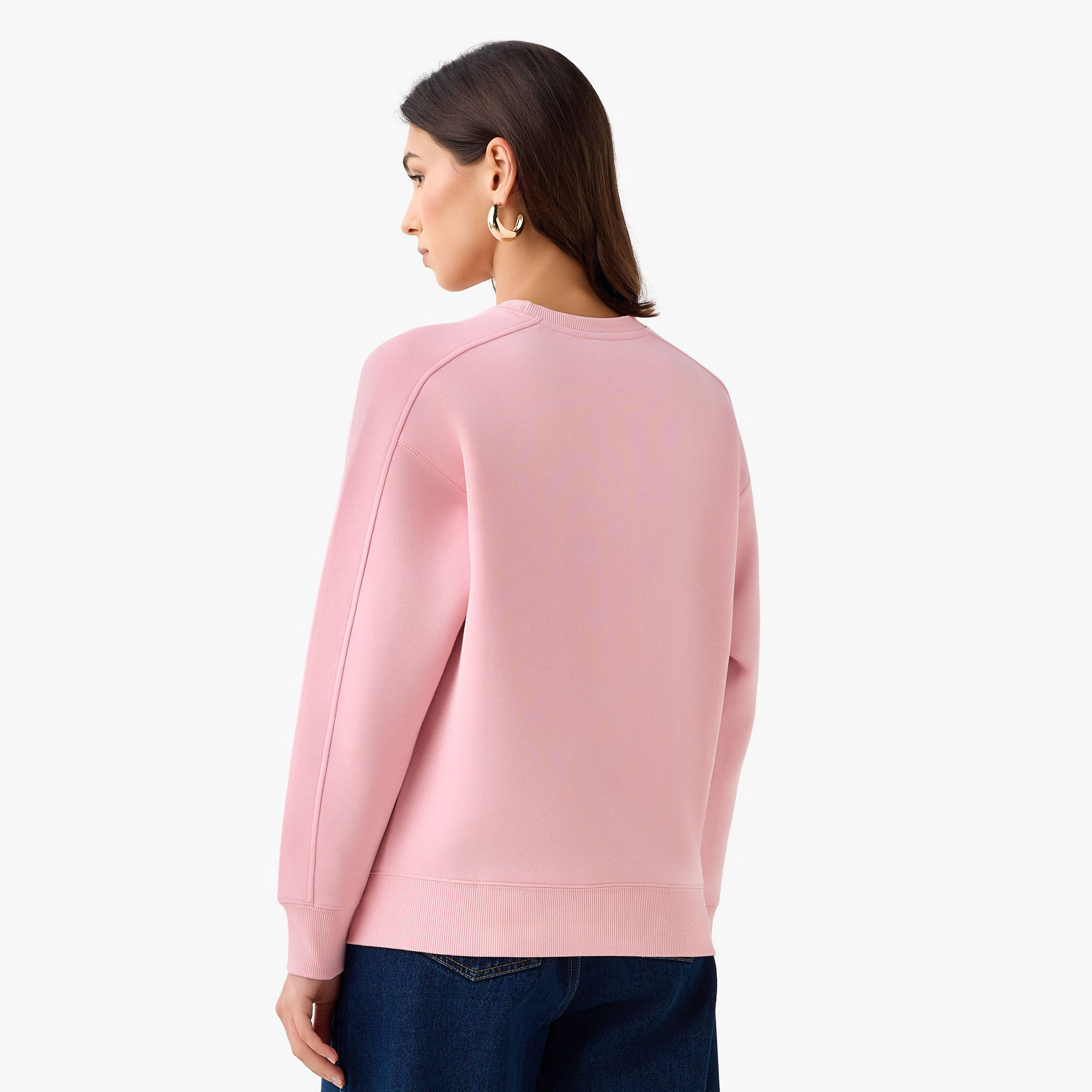 سويت شيرت بقصّة مريحة-women-winterwear-hoodiesandsweatshirts-sweatshirts-image-3