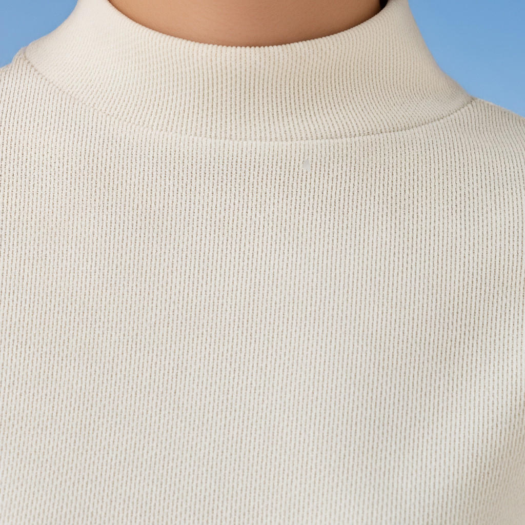 Regular Fit T-shirt with Turtleneck-women-clothing-coordsets-image-5