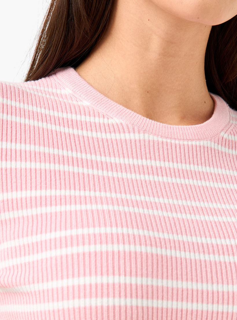 كنزة مخططة بياقة ضيقة-women-clothing-cardigansandjumpers-jumpers-image-3