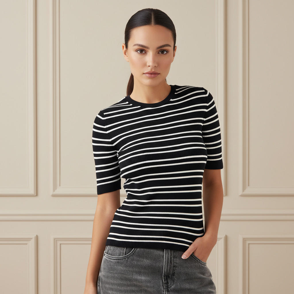 Striped Crew Neck Sweater-women-clothing-cardigansandjumpers-jumpers-image-1