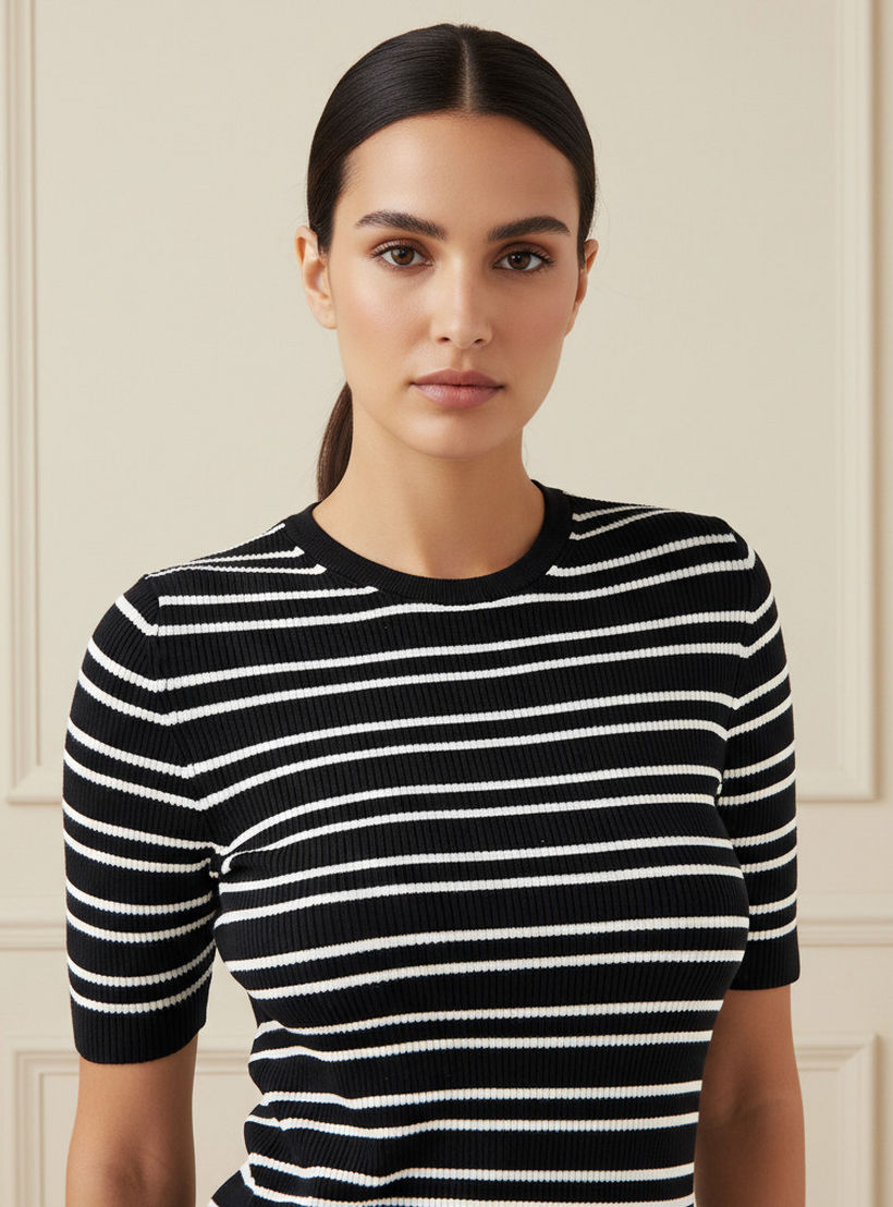 كنزة مخططة بياقة ضيقة-women-clothing-cardigansandjumpers-jumpers-image-4