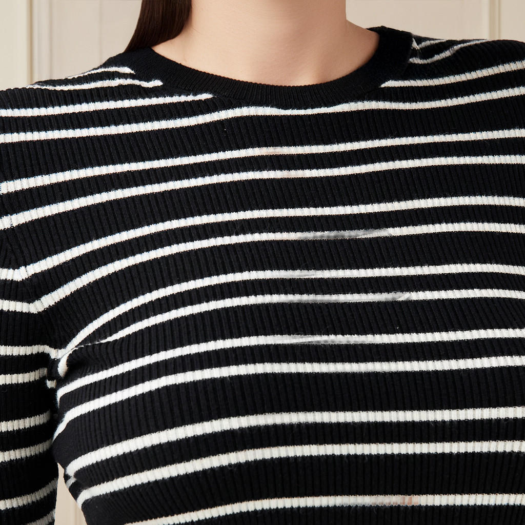 كنزة مخططة بياقة ضيقة-women-clothing-cardigansandjumpers-jumpers-image-5