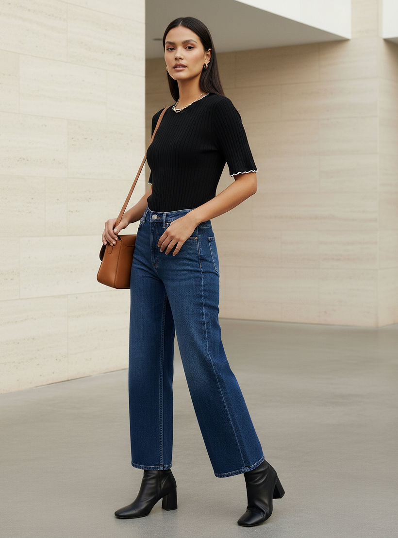 كنزة مضلعة بياقة صدفية-women-clothing-cardigansandjumpers-jumpers-image-4