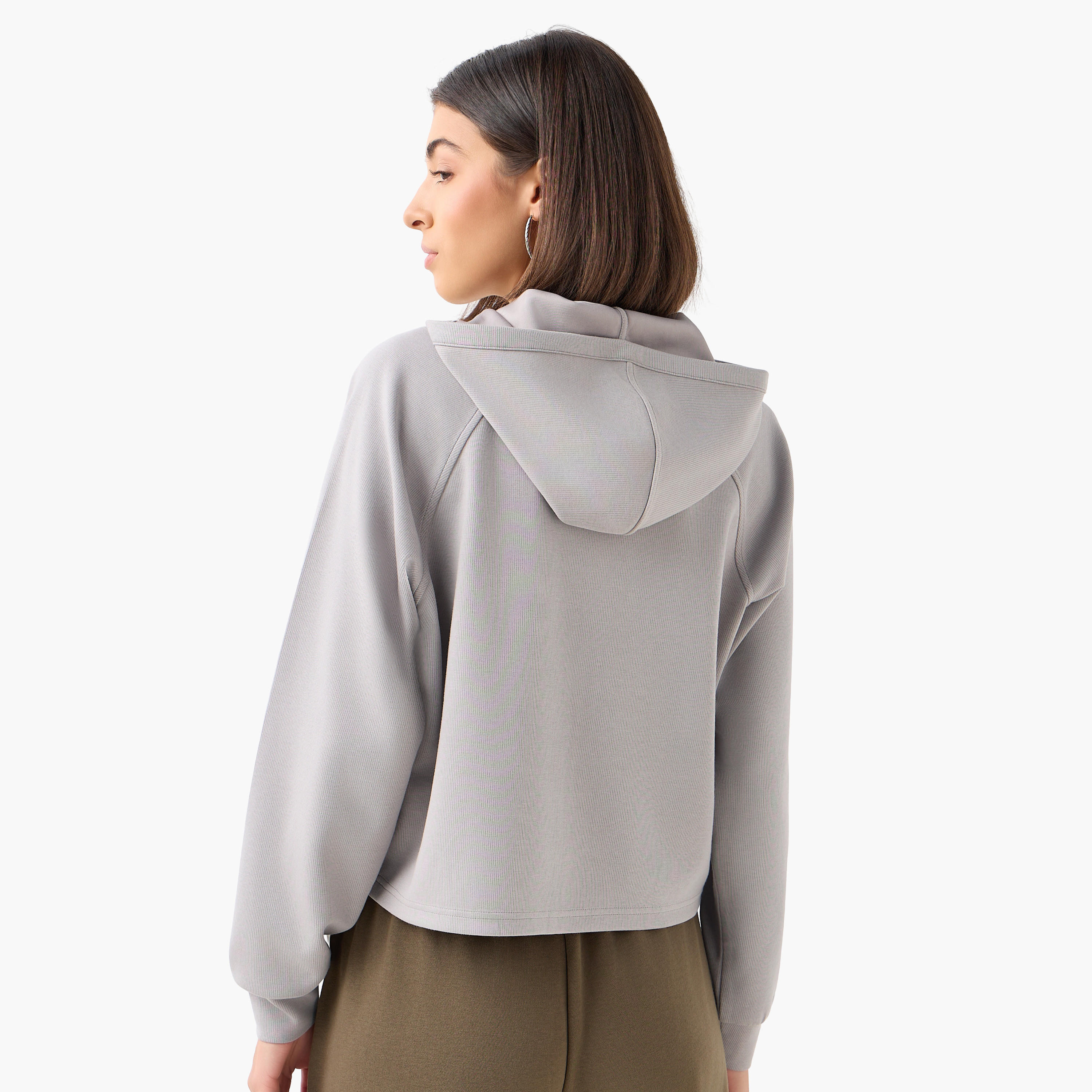Hoodie with Ribbed Design-women-winterwear-hoodiesandsweatshirts-hoodies-image-3