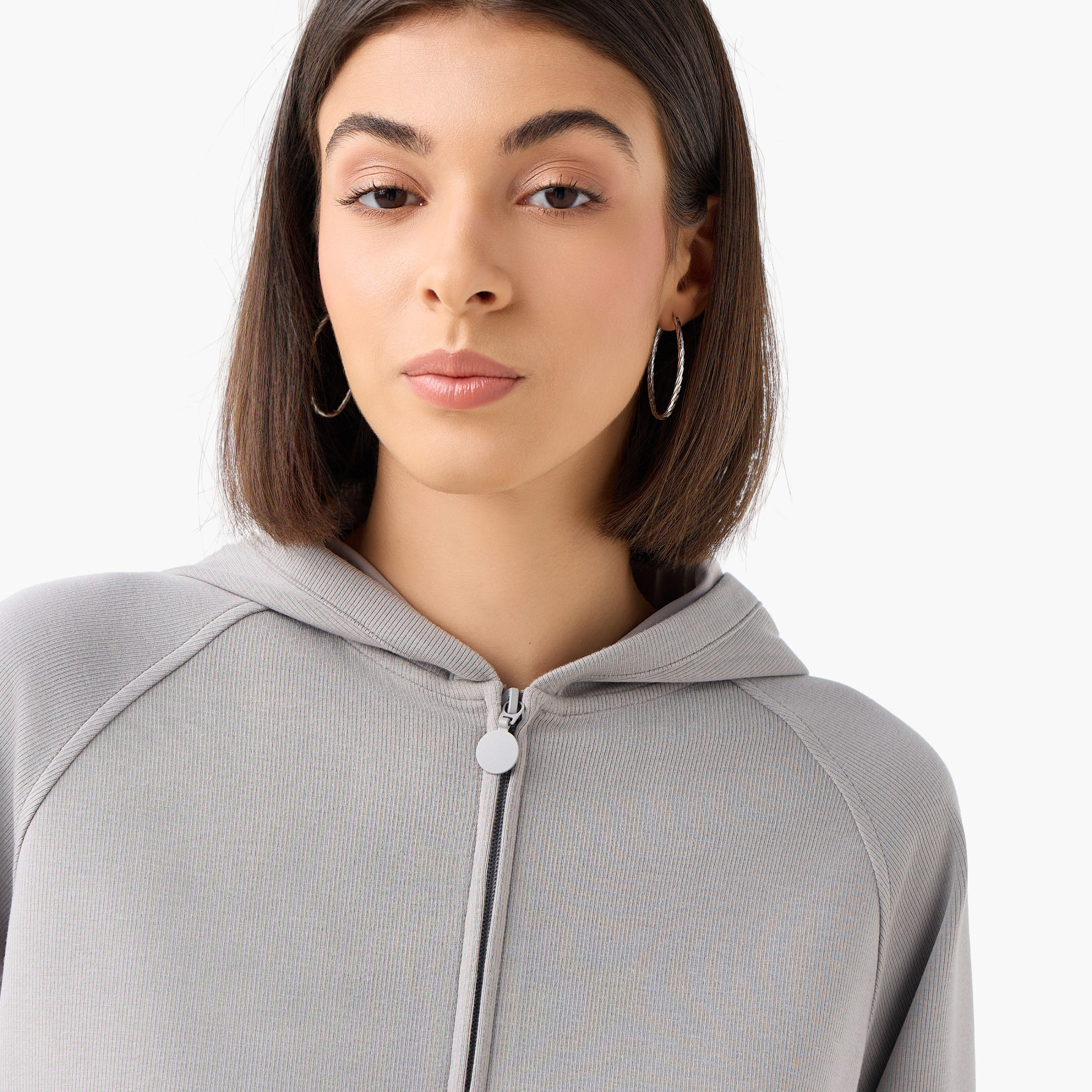 Hoodie with Ribbed Design-women-winterwear-hoodiesandsweatshirts-hoodies-image-5