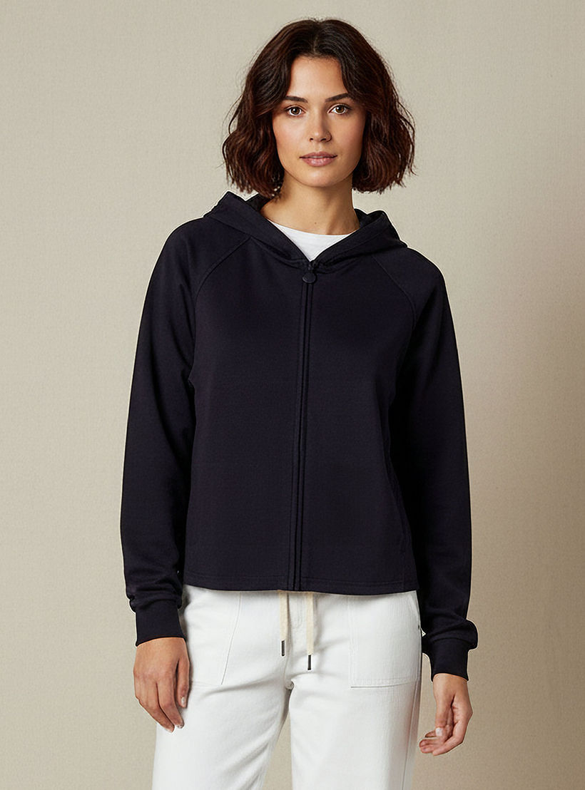 Hoodie with Ribbed Design-women-winterwear-hoodiesandsweatshirts-hoodies-image-1