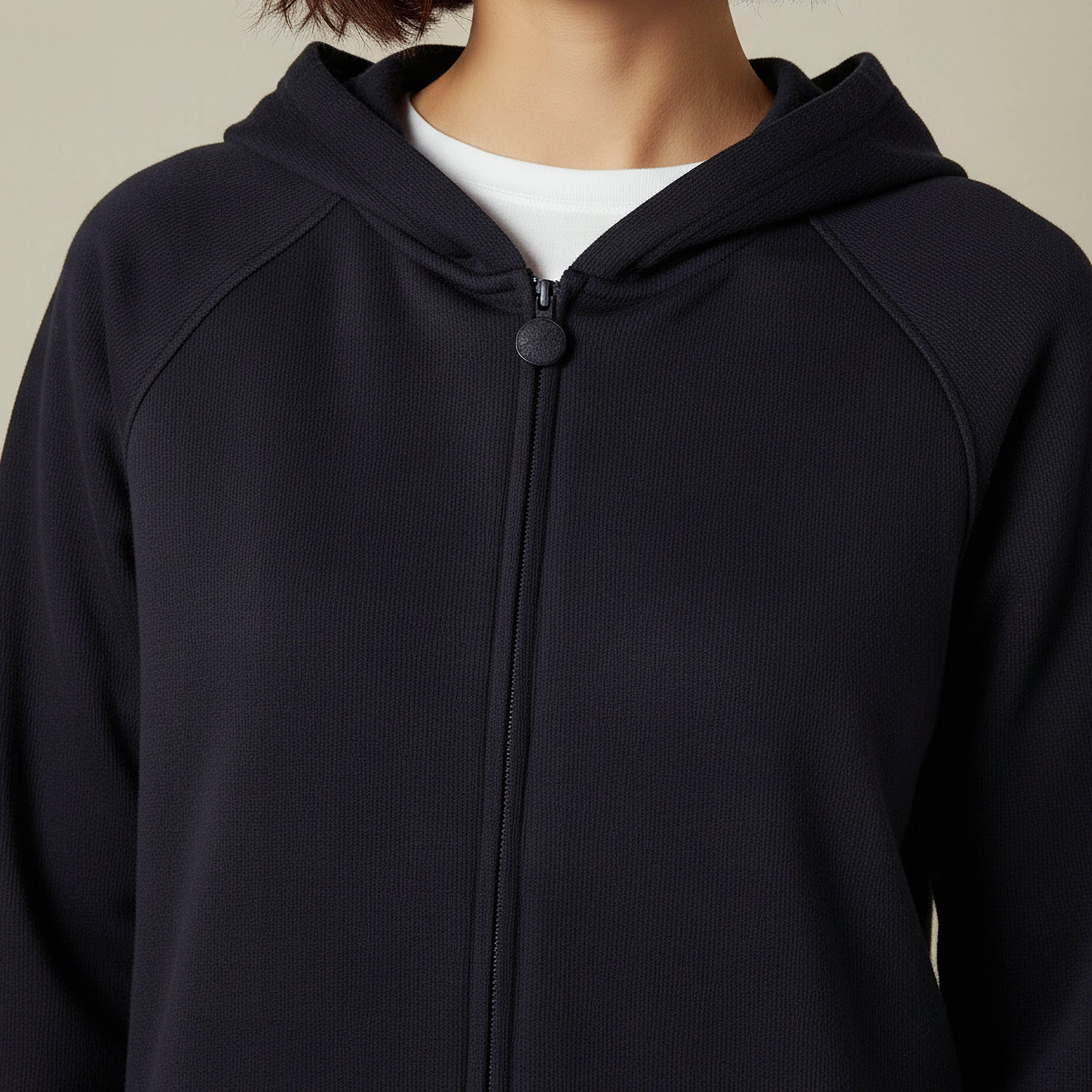 Hoodie with Ribbed Design-women-winterwear-hoodiesandsweatshirts-hoodies-image-4