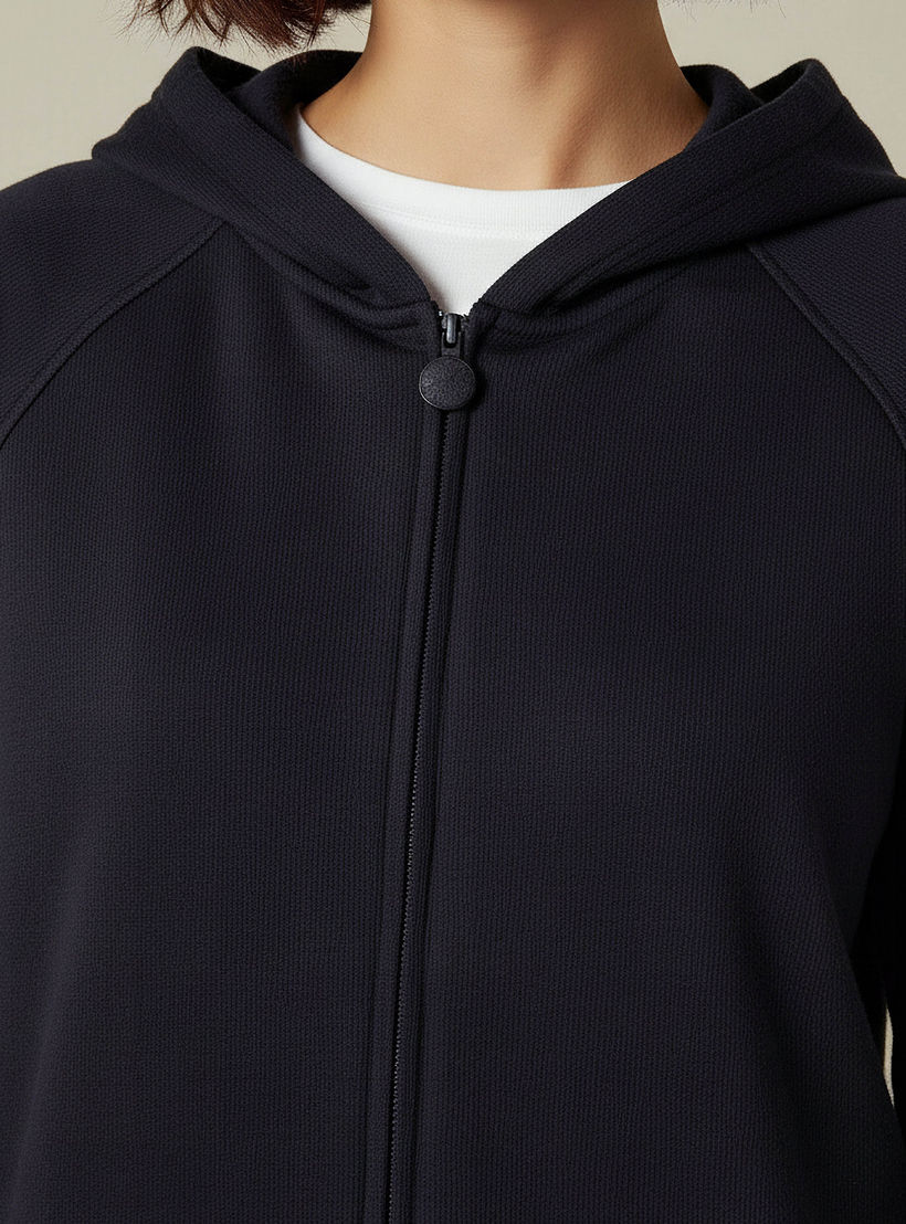 Hoodie with Ribbed Design-women-winterwear-hoodiesandsweatshirts-hoodies-image-4