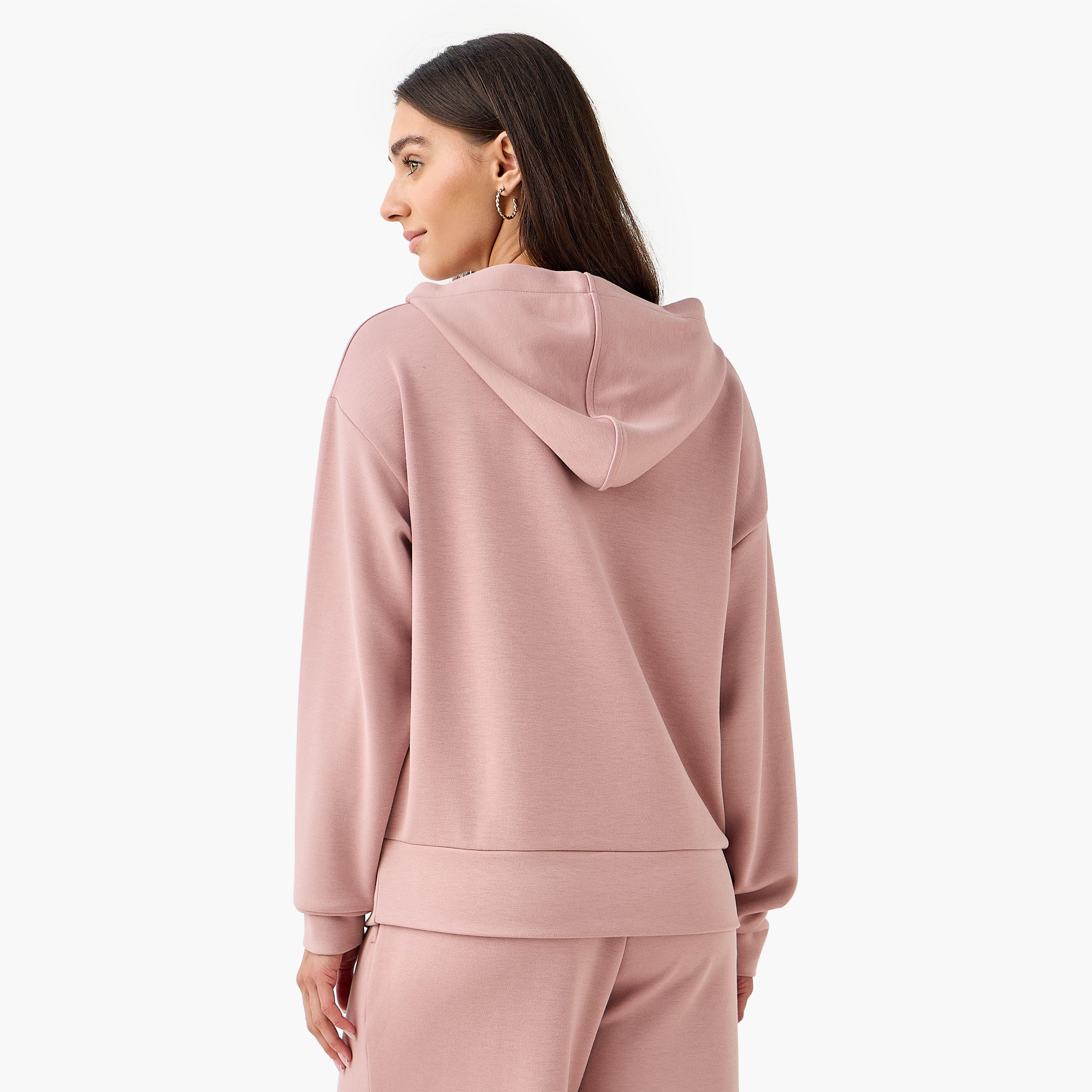 Hoodie with Ribbed Design-women-clothing-coordsets-image-3