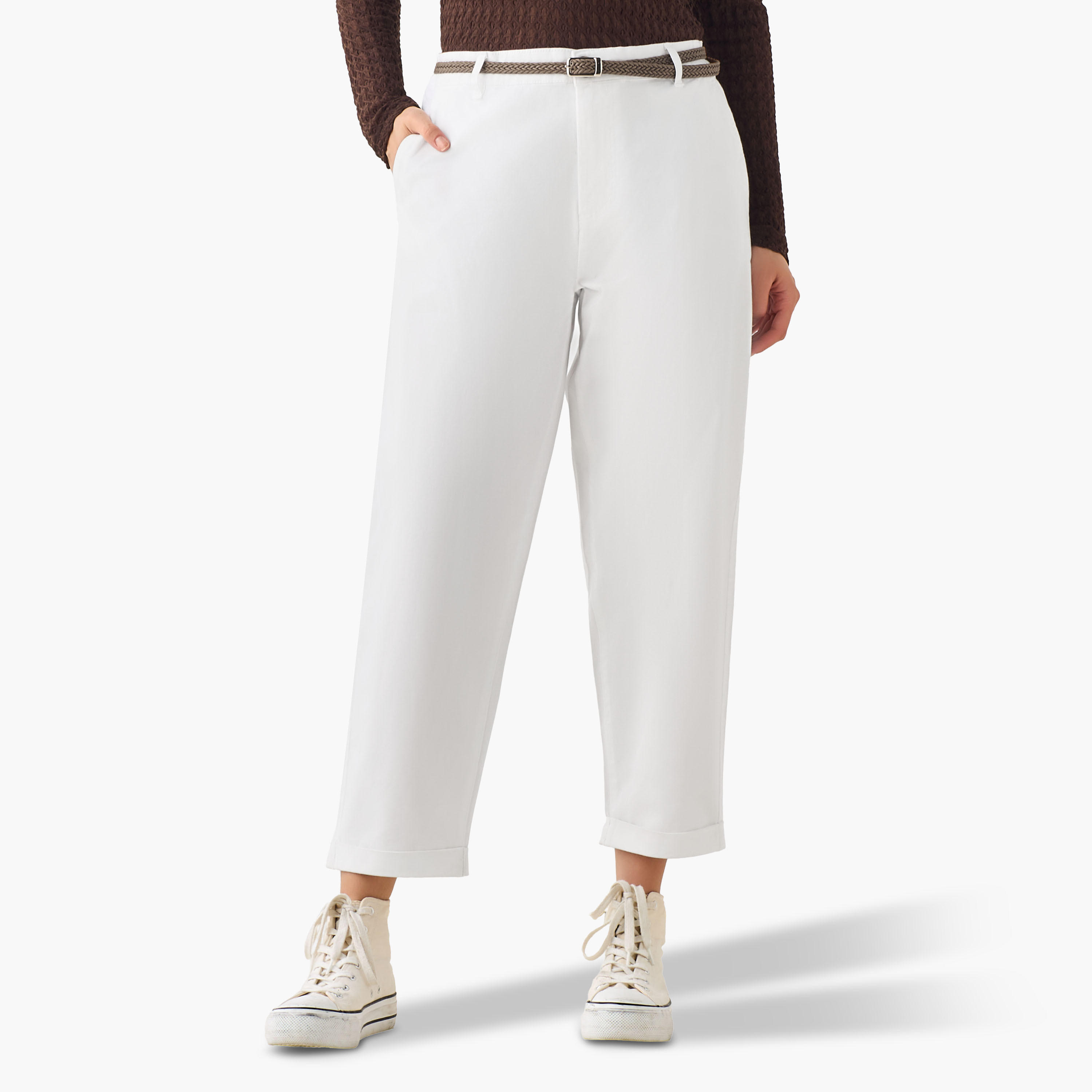 Relaxed Fit High Waist Chino Pants-women-clothing-bottoms-trousers-image-2