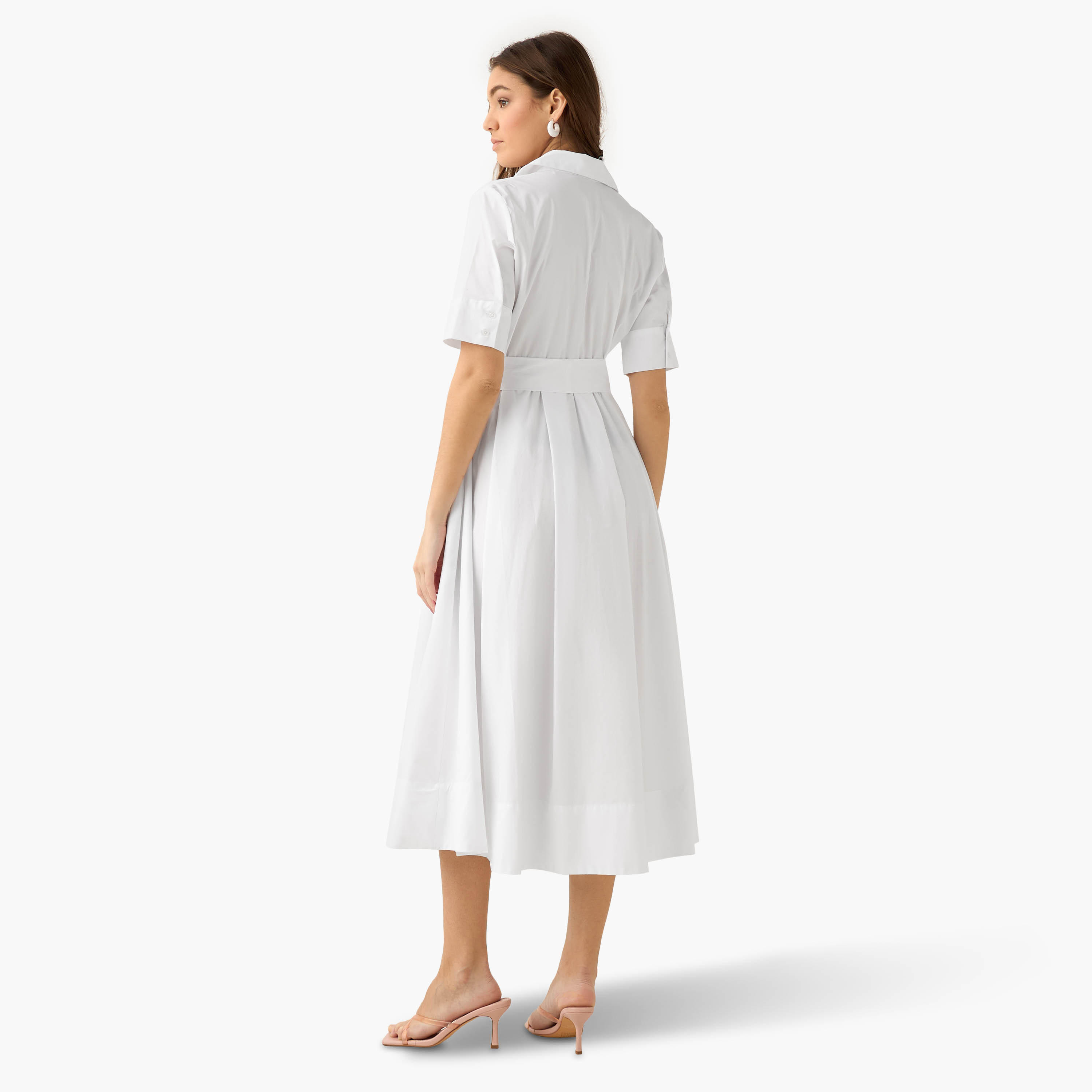 فستان قميص ميدي بحزام ربط-women-clothing-dresses-image-4