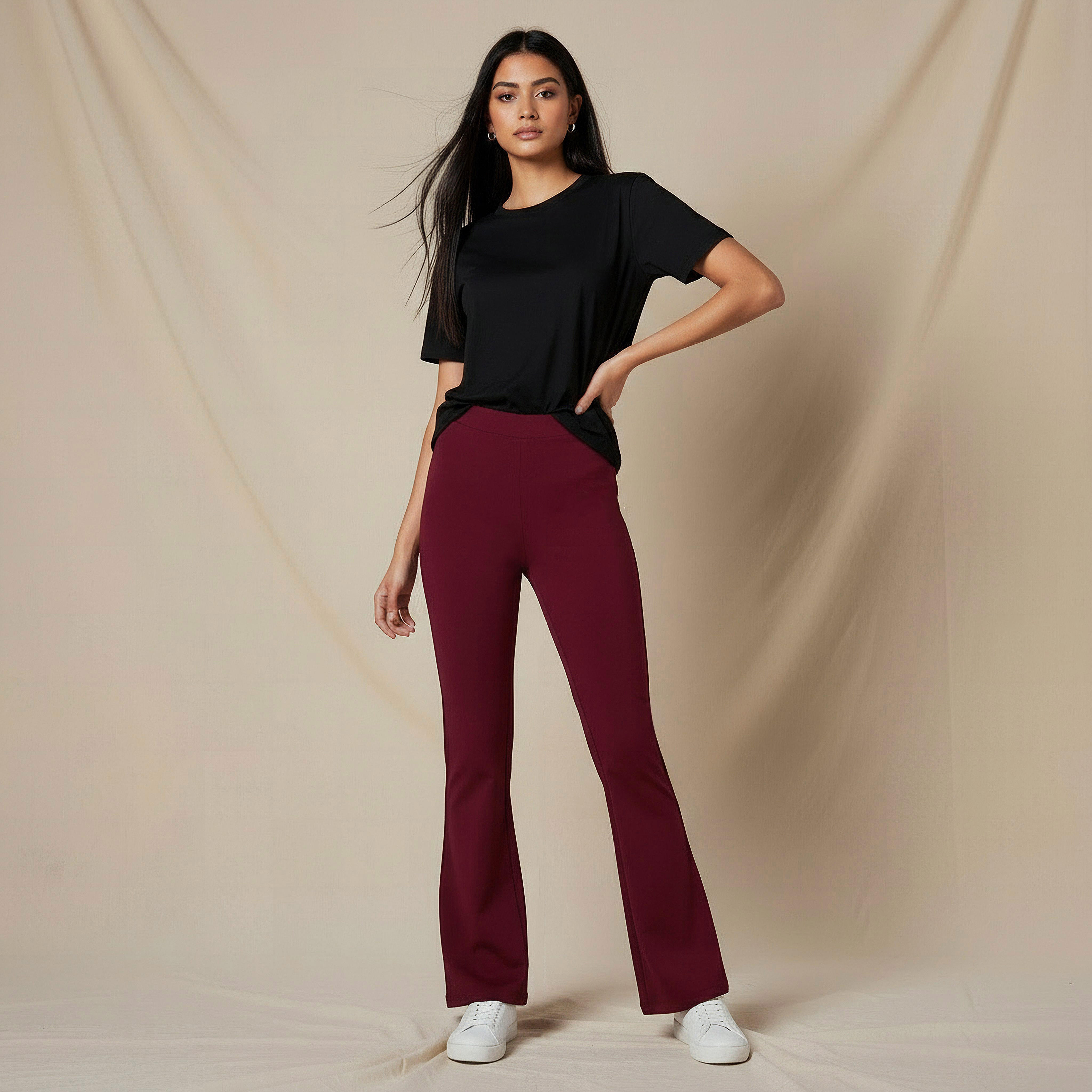 High-Rise Bootleg Leggings-women-clothing-bottoms-leggings-image-2