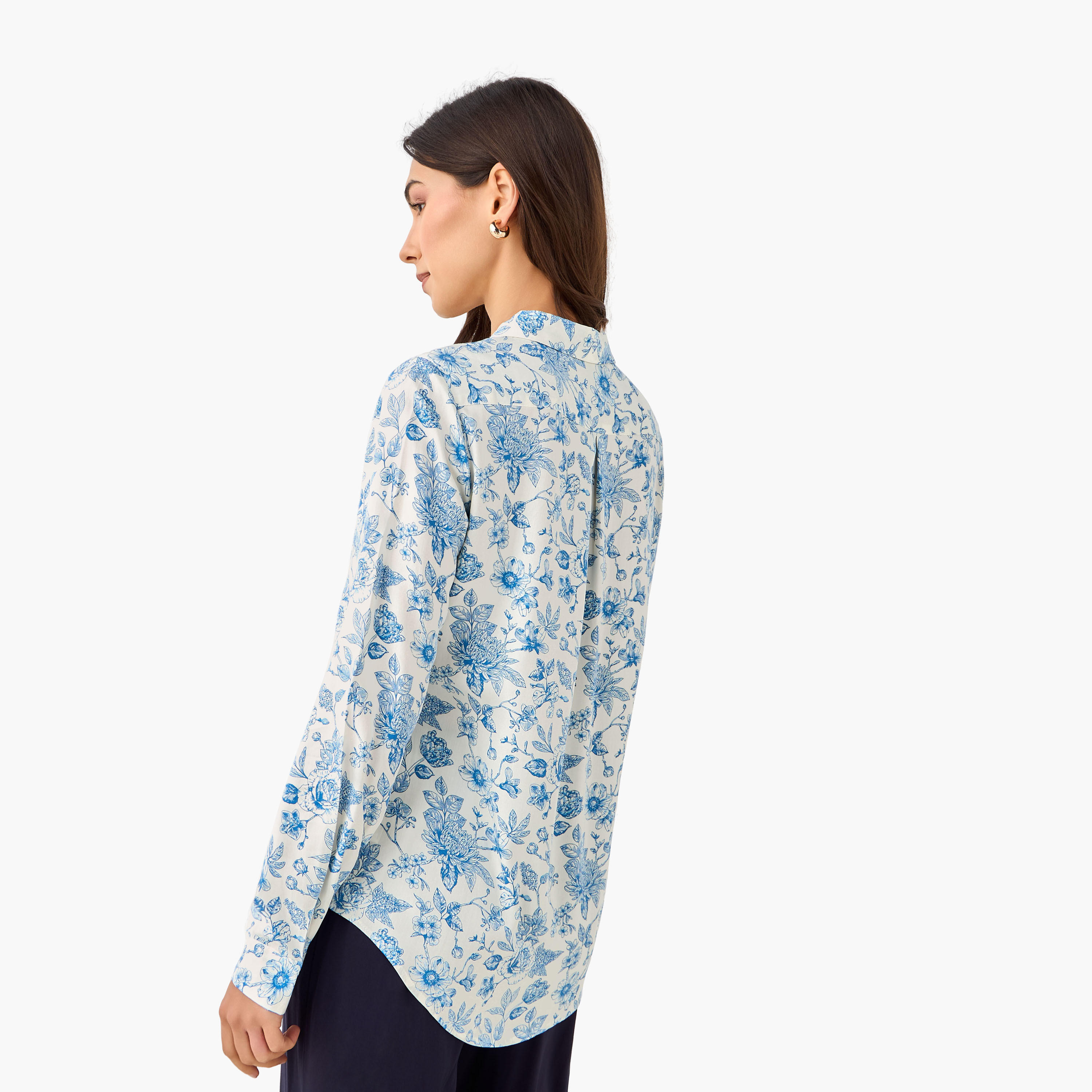 قميص فيسكوز بطبعة زهور-women-clothing-shirtsandblouses-shirts-image-4
