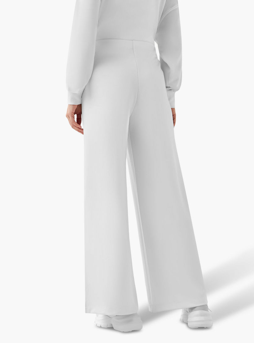 بنطلون واسع الساقين من مزيج المودال بخصر مرن-women-clothing-coordsets-image-5