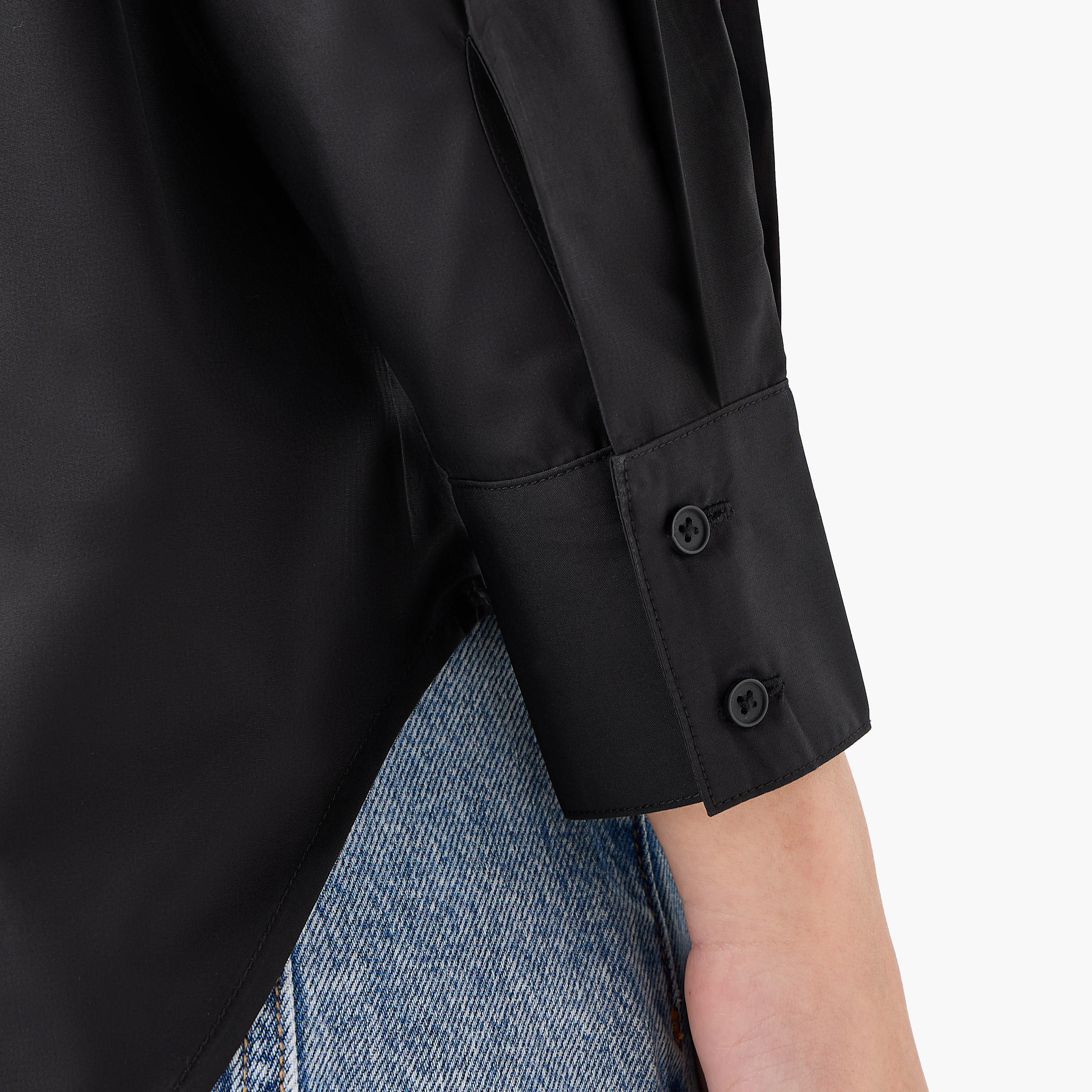 قميص قطن بوبلين بياقة عاديّة-women-clothing-shirtsandblouses-shirts-image-7