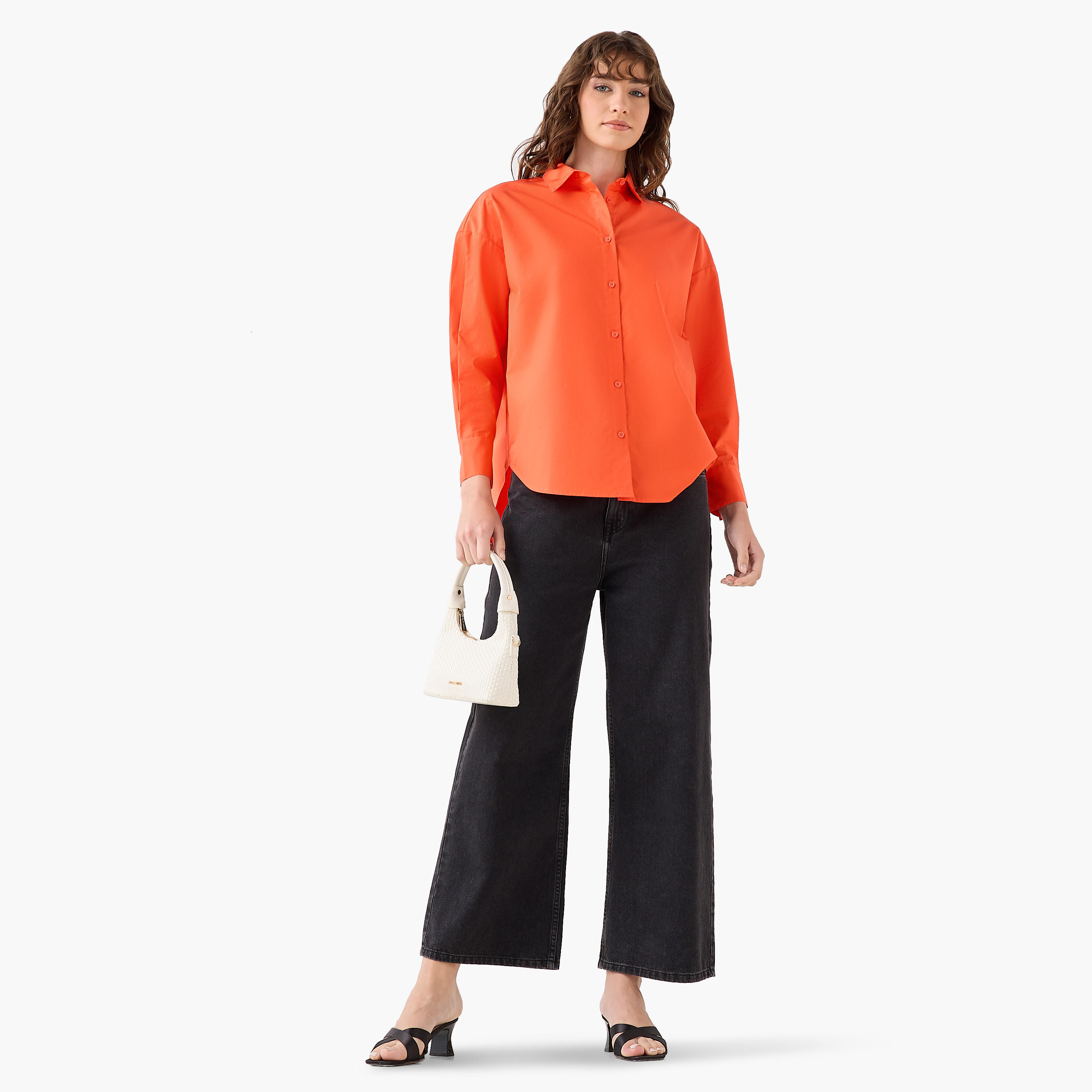 Poplin Cotton Shirt with Collar-women-clothing-shirtsandblouses-shirts-image-3