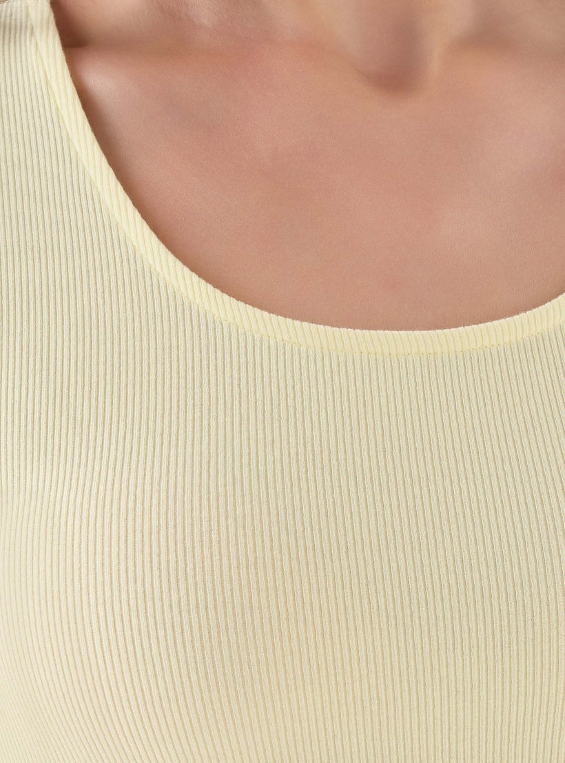 فستان ميدي بقصة إيه لاين بملمس مضلّع-women-clothing-dresses-image-5