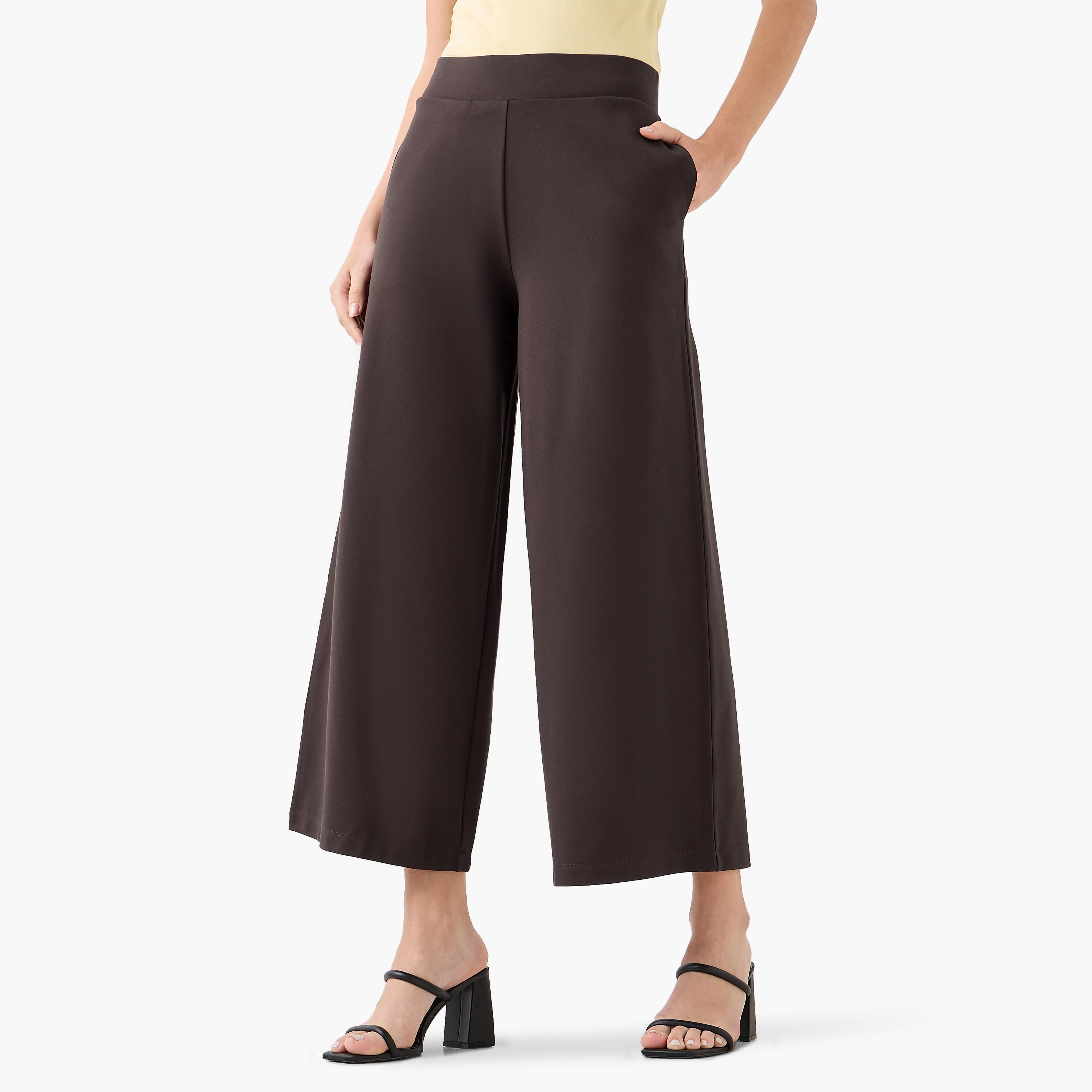 بنطلون واسع الساقين بخصر مرن-women-clothing-bottoms-trousers-image-4