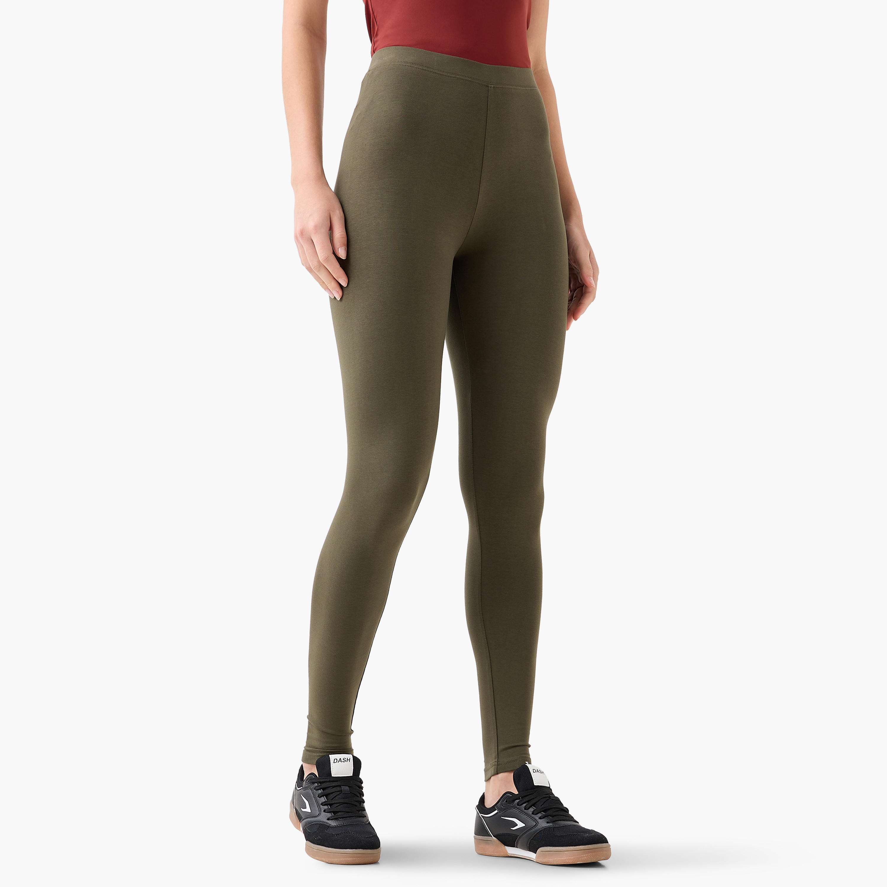 بنطلون ليقنز بخصر مرتفع وطول كامل-women-clothing-bottoms-leggings-image-4